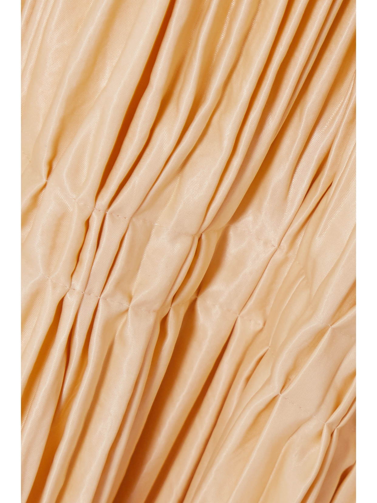 Jil Sander Cape-effect Pleated Satin Midi Dress In Cream