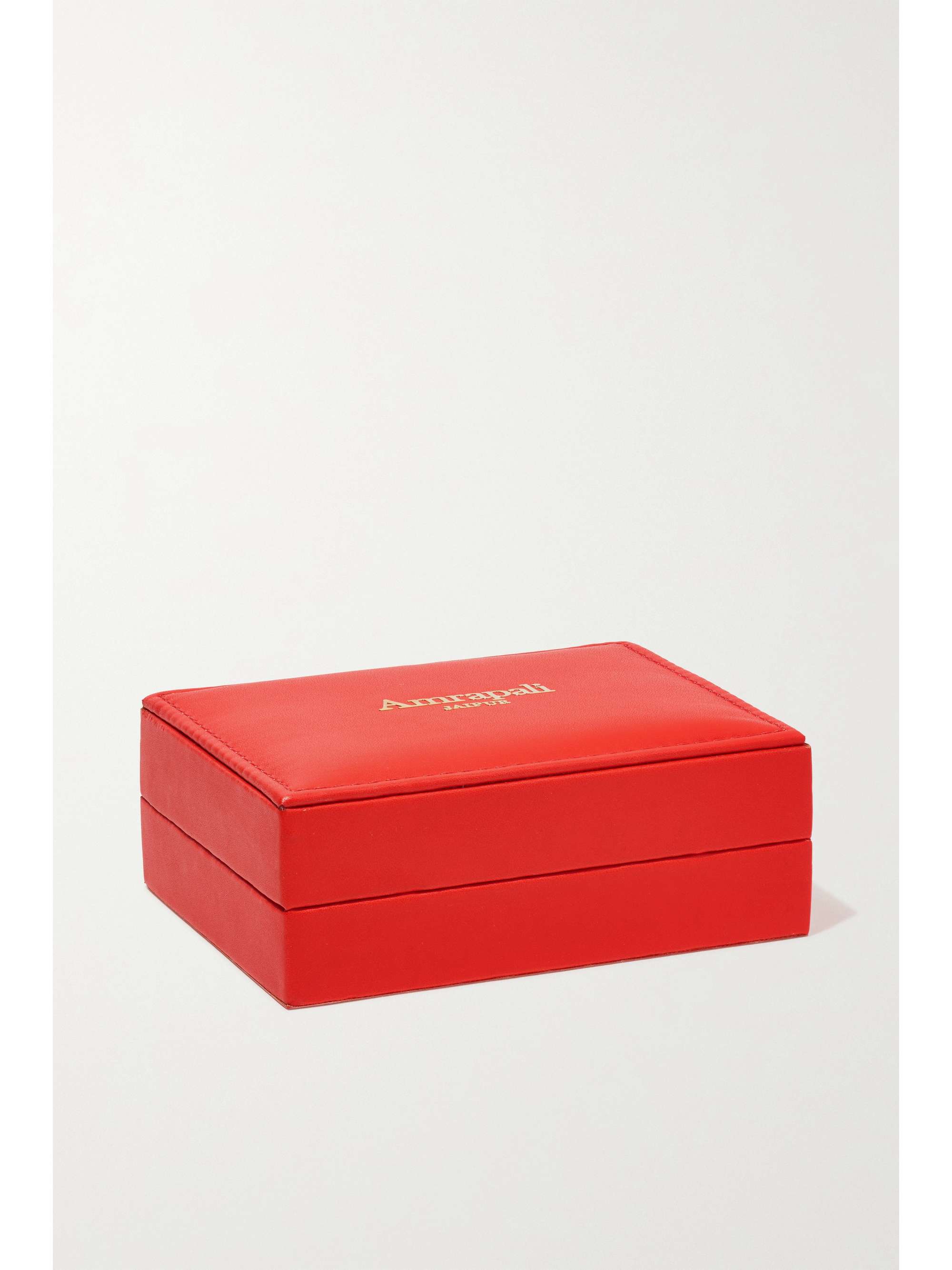 AMRAPALI LONDON 18-karat gold, sterling silver, ruby and diamond earrings