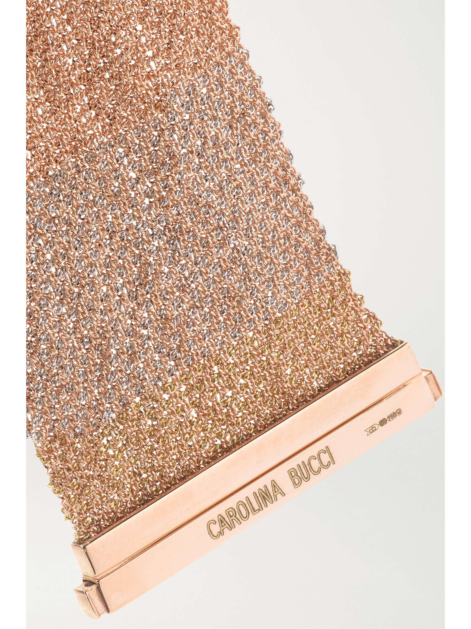 CAROLINA BUCCI Sfumato 18-karat rose, yellow and white gold bracelet