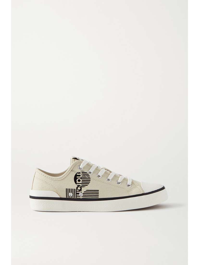Isabel Marant Binkoo Logo-print Canvas Sneakers