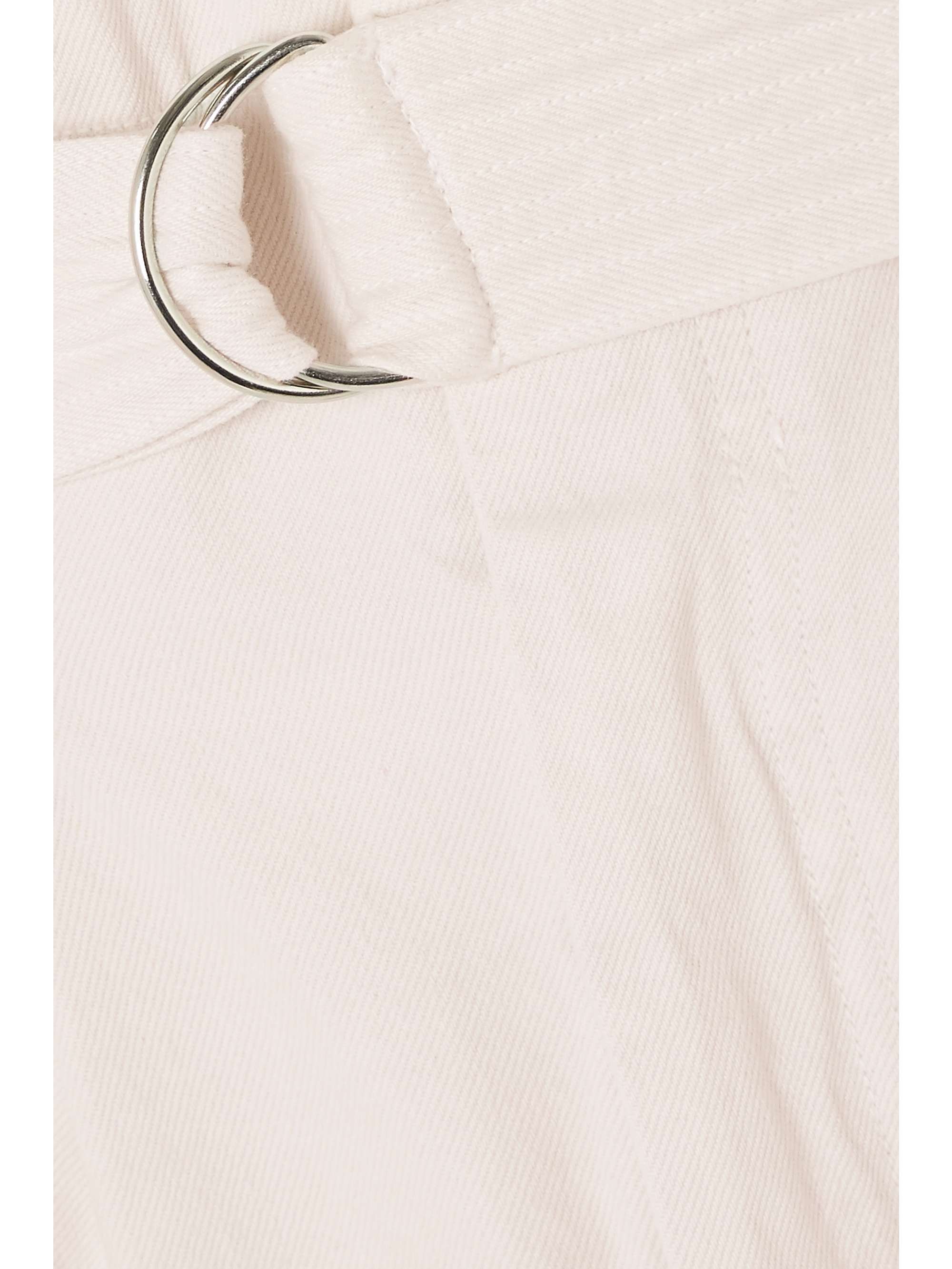 CITIZENS OF HUMANITY + Space for Giants Kora belted organic cotton-twill shorts