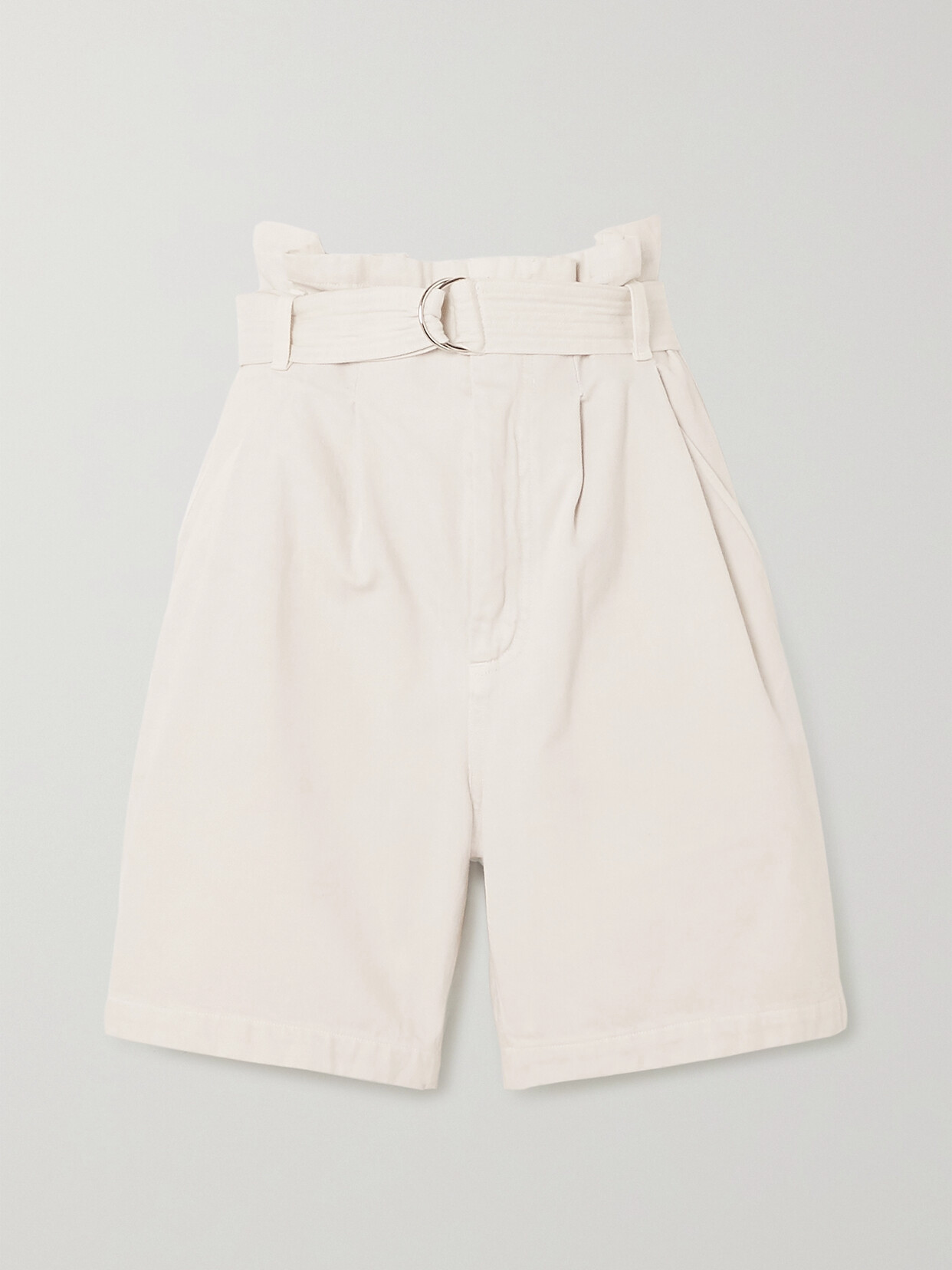 Citizens of Humanity + Space For Giants Kora Belted Organic Cotton-twill Shorts