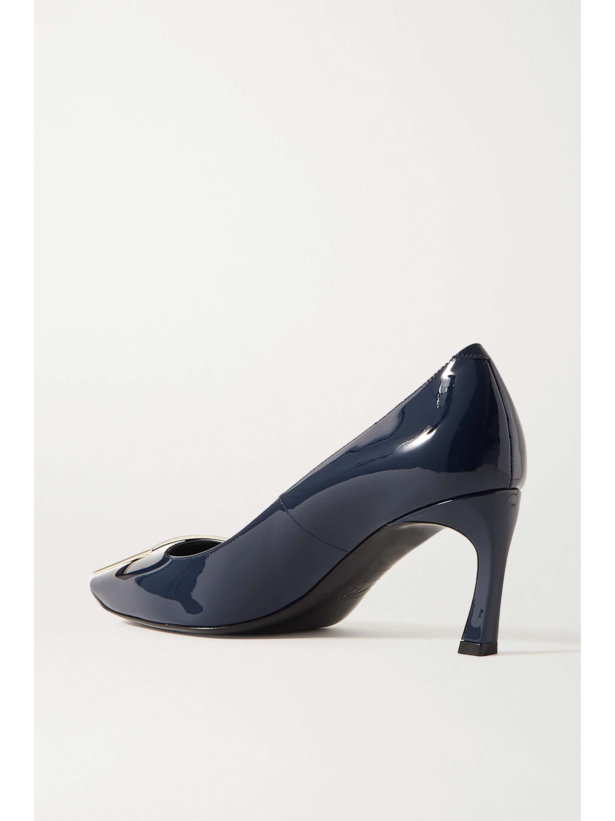 ROGER VIVIER Belle Vivier Trompette patent-leather pumps