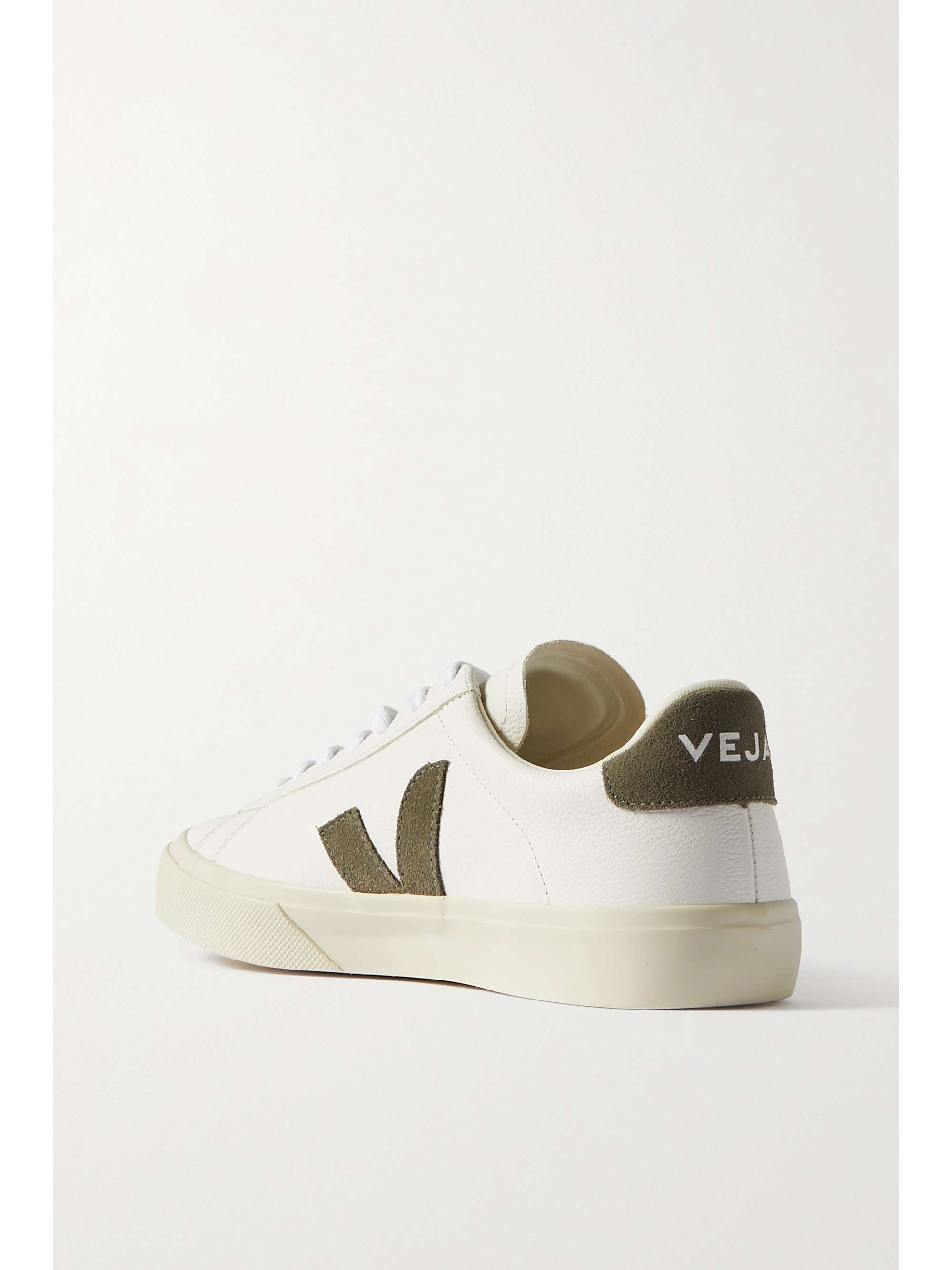 VEJA Campo suede-trimmed leather sneakers