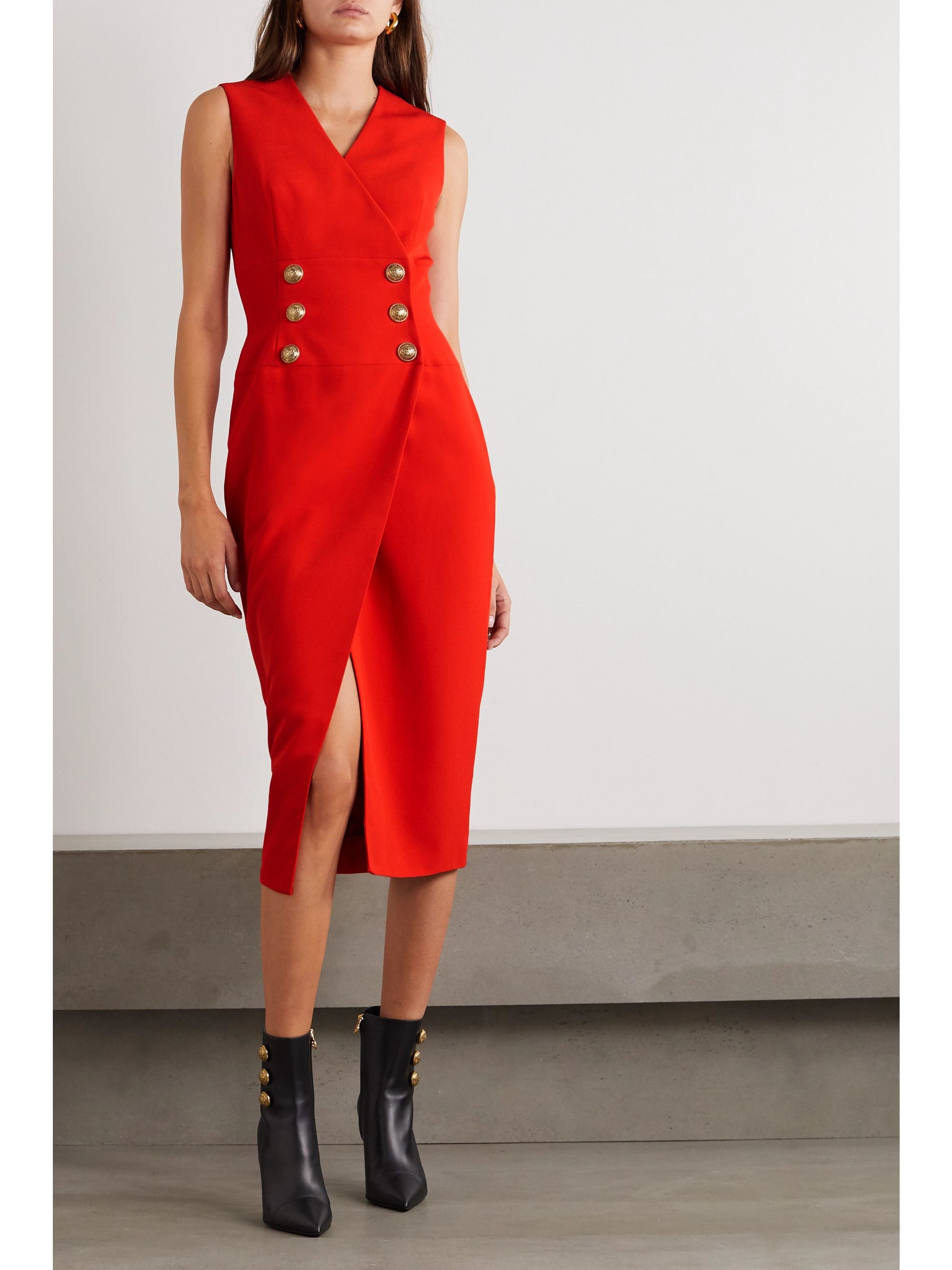 Balmain red dress Clearance