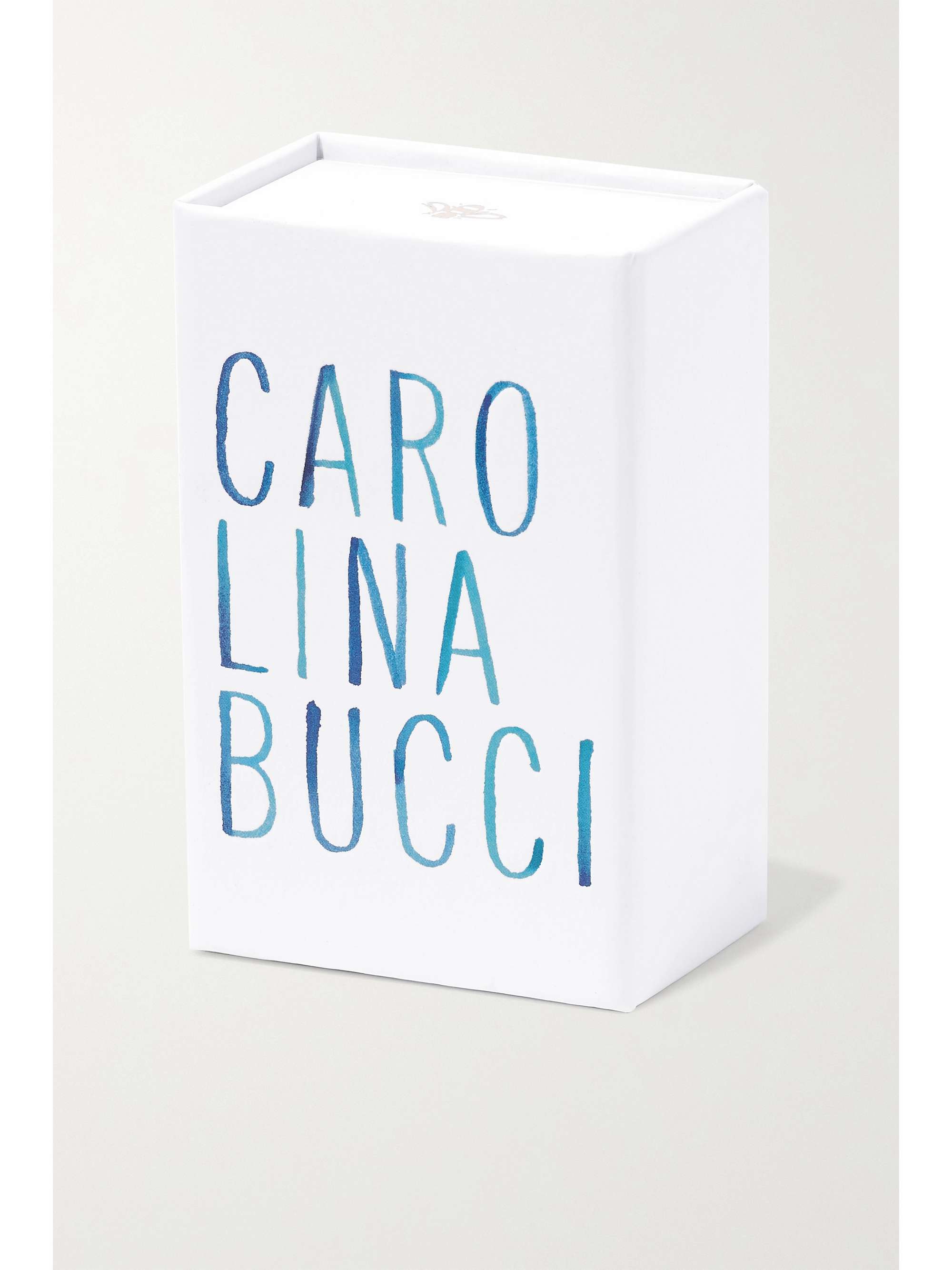 CAROLINA BUCCI Cuore 18-karat rose gold hoop earrings