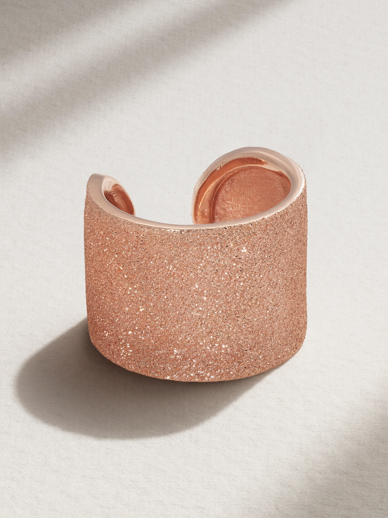 Carolina Bucci Florentine 18-karat Rose Gold Ring