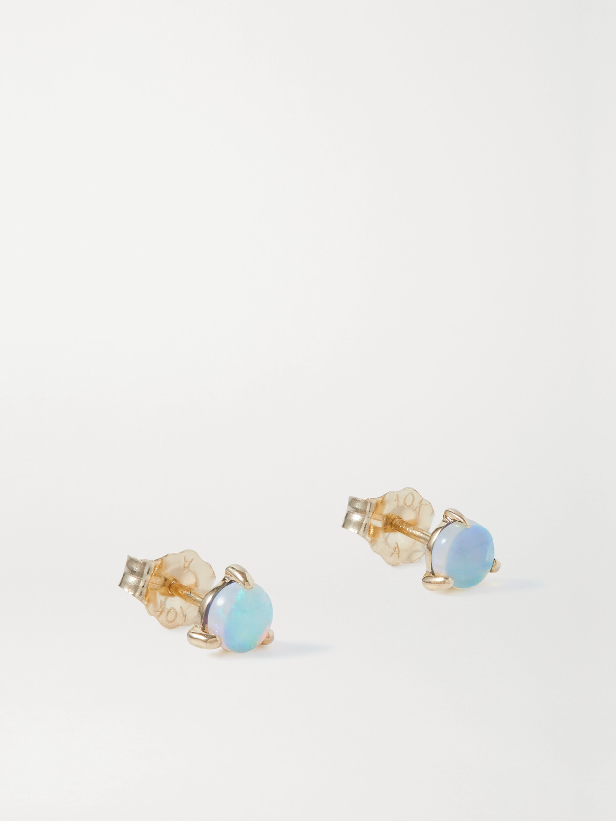 Wwake - 14-karat Gold Opal Earrings - one size 22 Awaiting product image