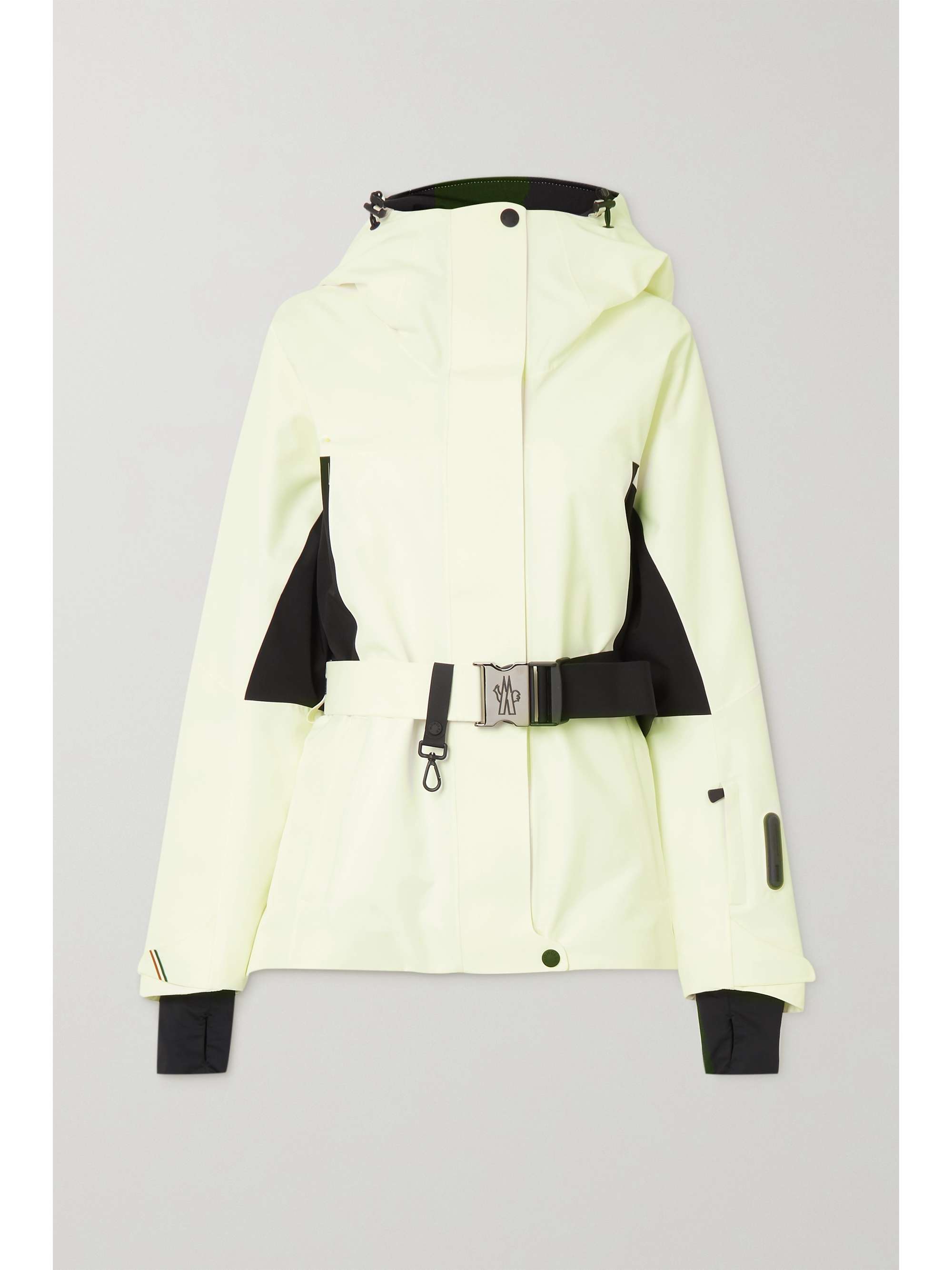 white moncler coat