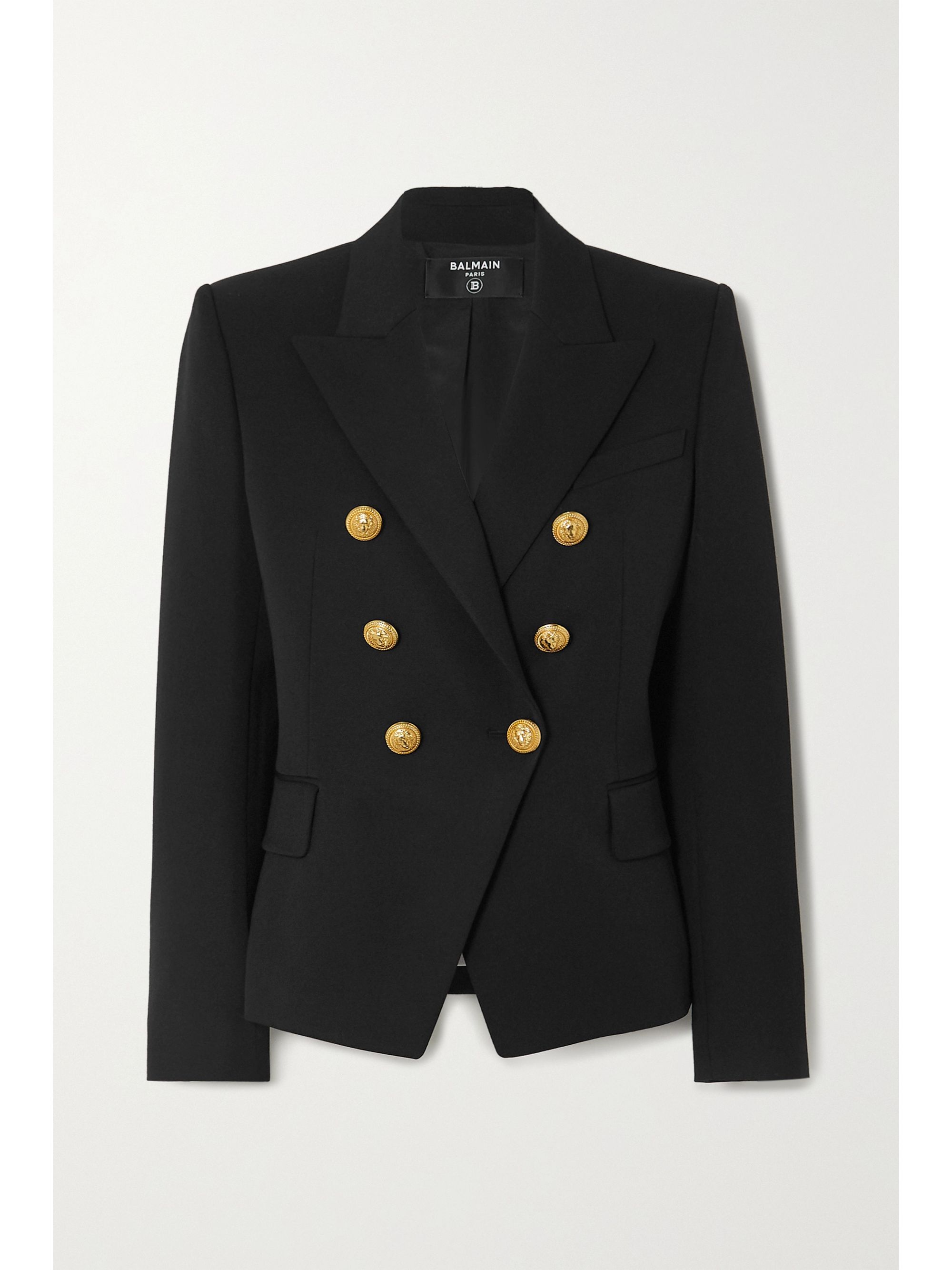 Balmain double breasted wool blazer Clearance