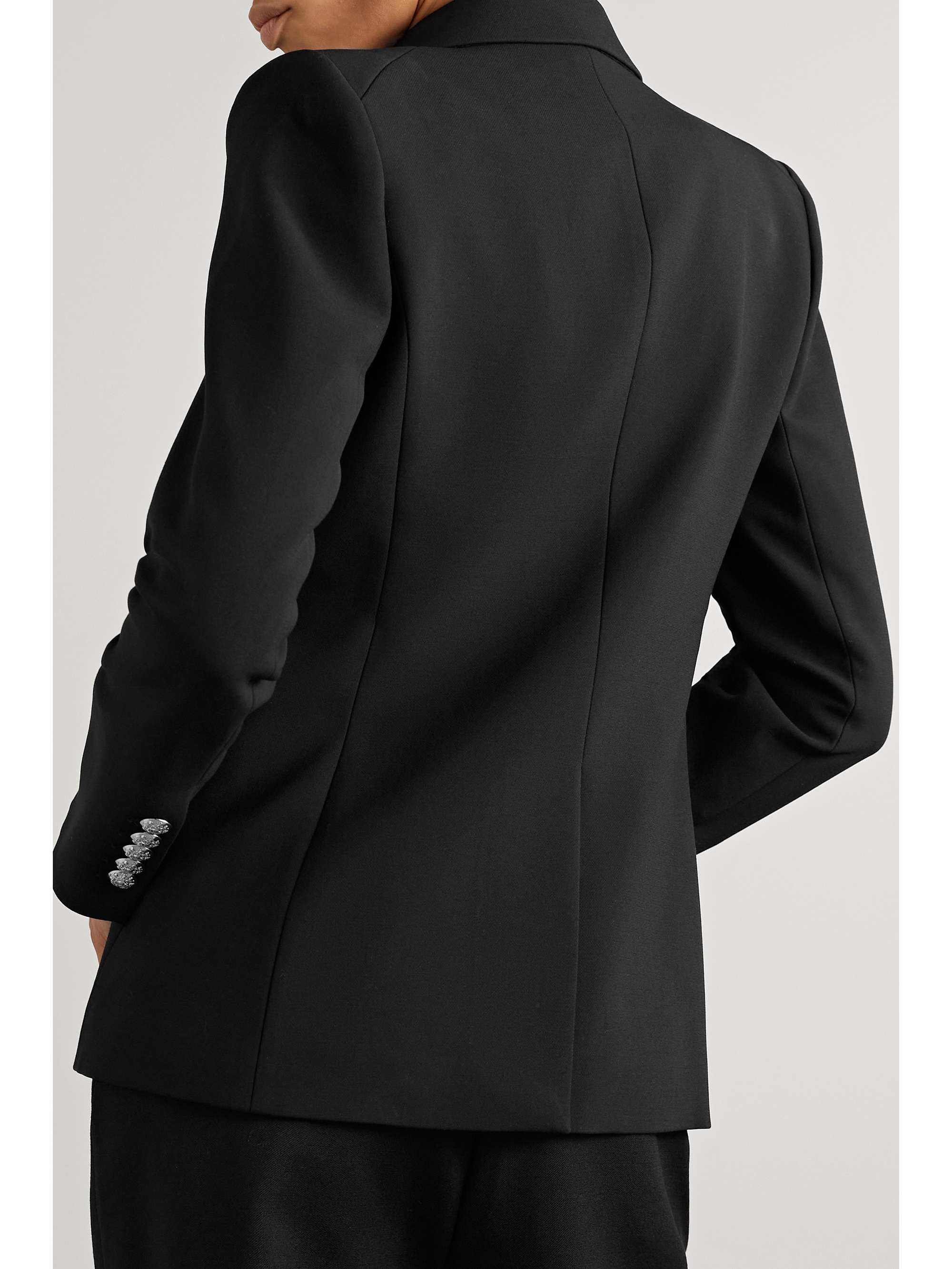 VERONICA BEARD Miller Dickey double-breasted grain de poudre blazer