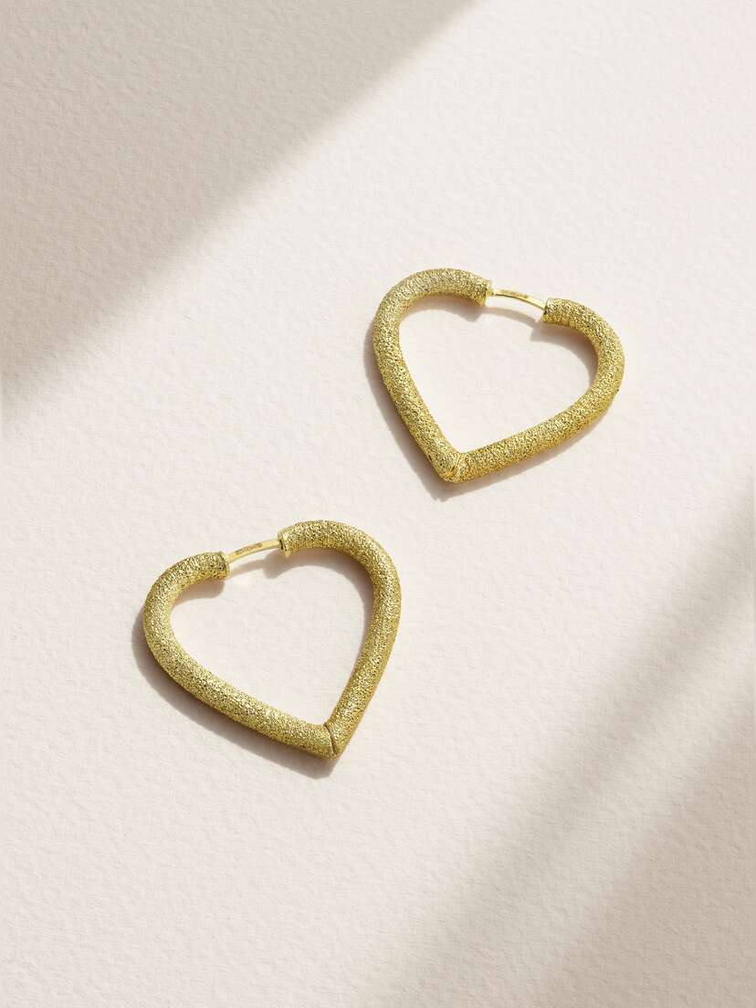 Carolina Bucci Cuore 18-karat Gold Hoop Earrings