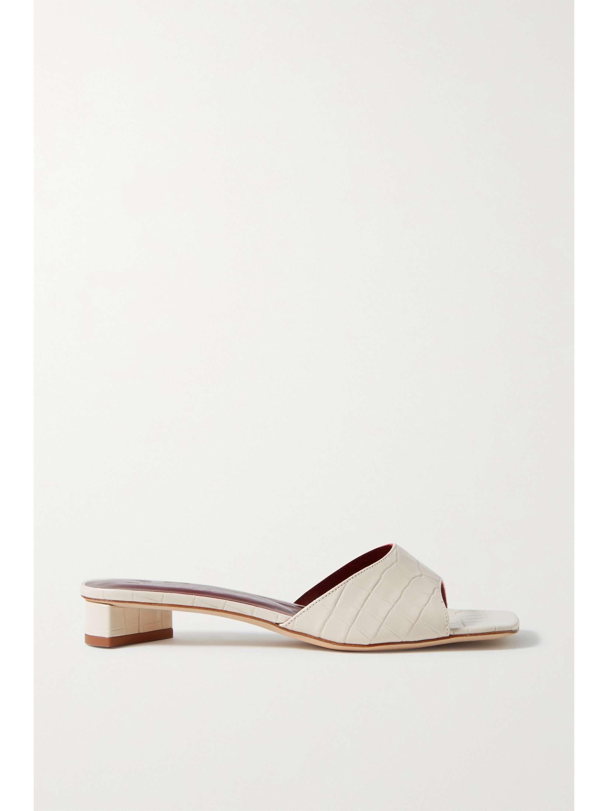 Post Production Ex. 白鞣しGoat Face Sandal | Muste