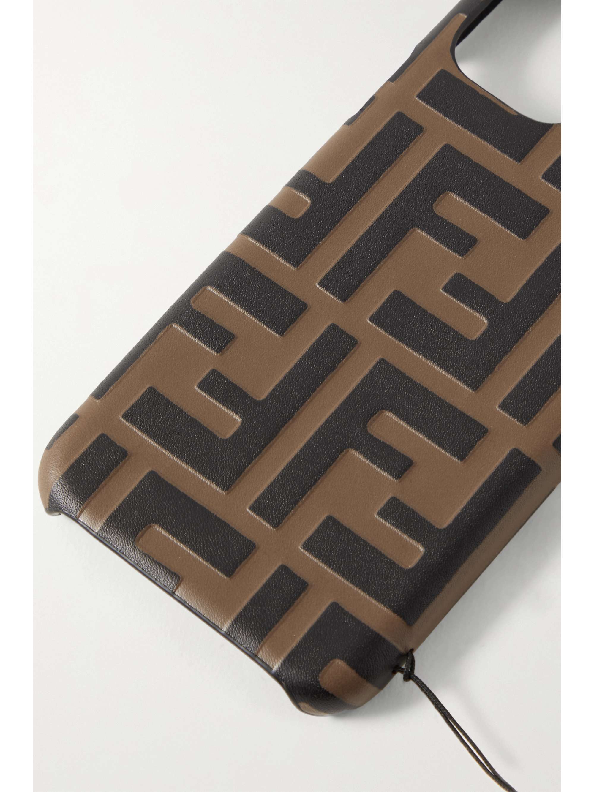 bemærkning for eksempel gift Brown Canvas-trimmed embossed leather iPhone 11 Pro case | FENDI |  NET-A-PORTER