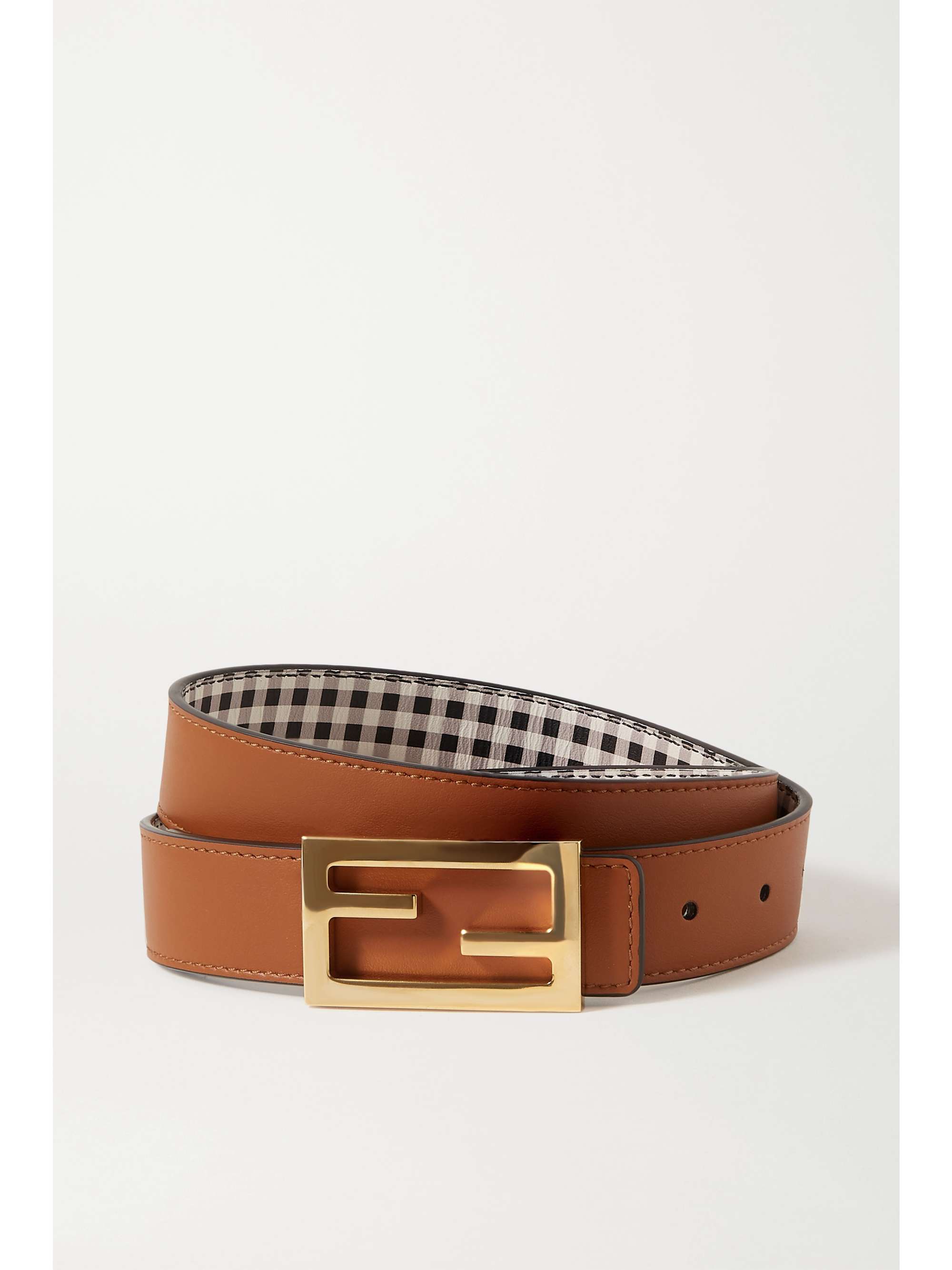 Tilsvarende Visum Produktivitet Marron clair Ceinture réversible en cuir | NET-A-PORTER | FENDI |  NET-A-PORTER