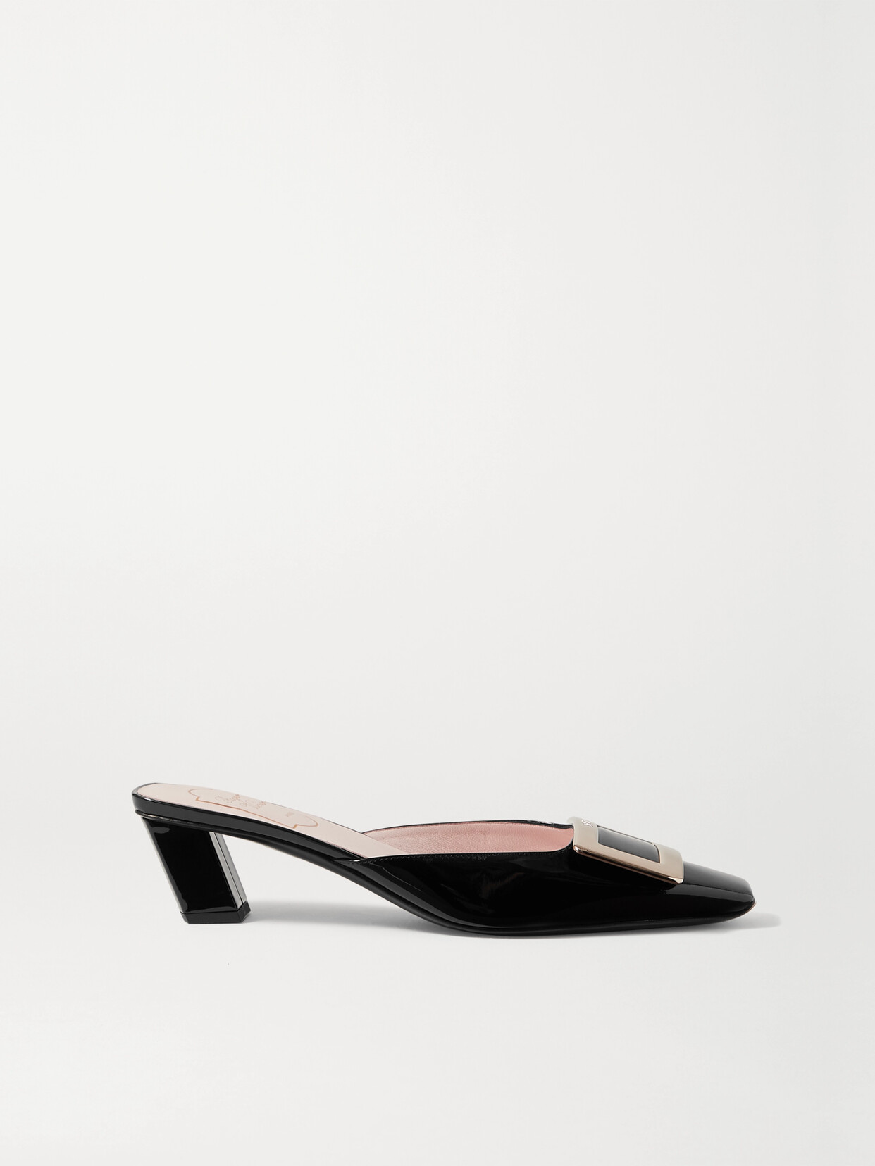 ROGER VIVIER BELLE VIVIER PATENT-LEATHER MULES