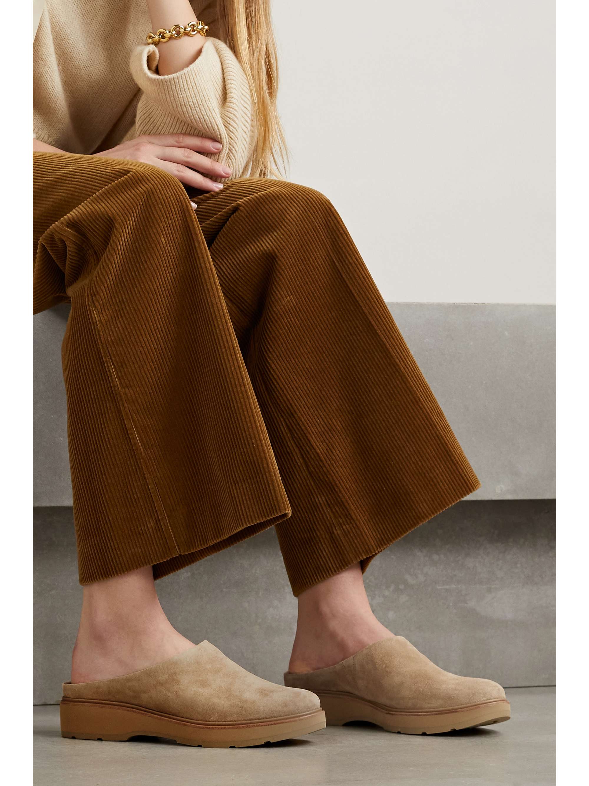 VINCE Graham suede mules