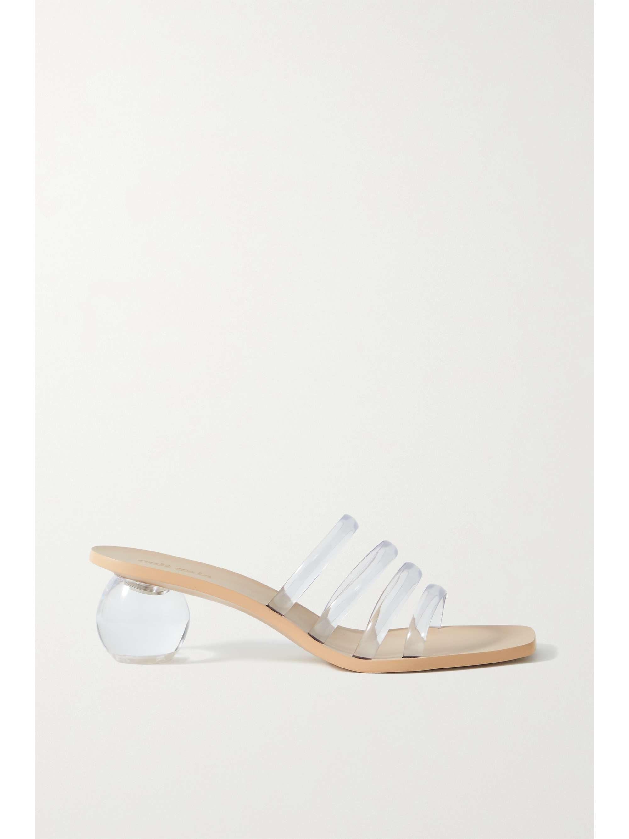 Clear Jennee PVC mules | CULT GAIA 