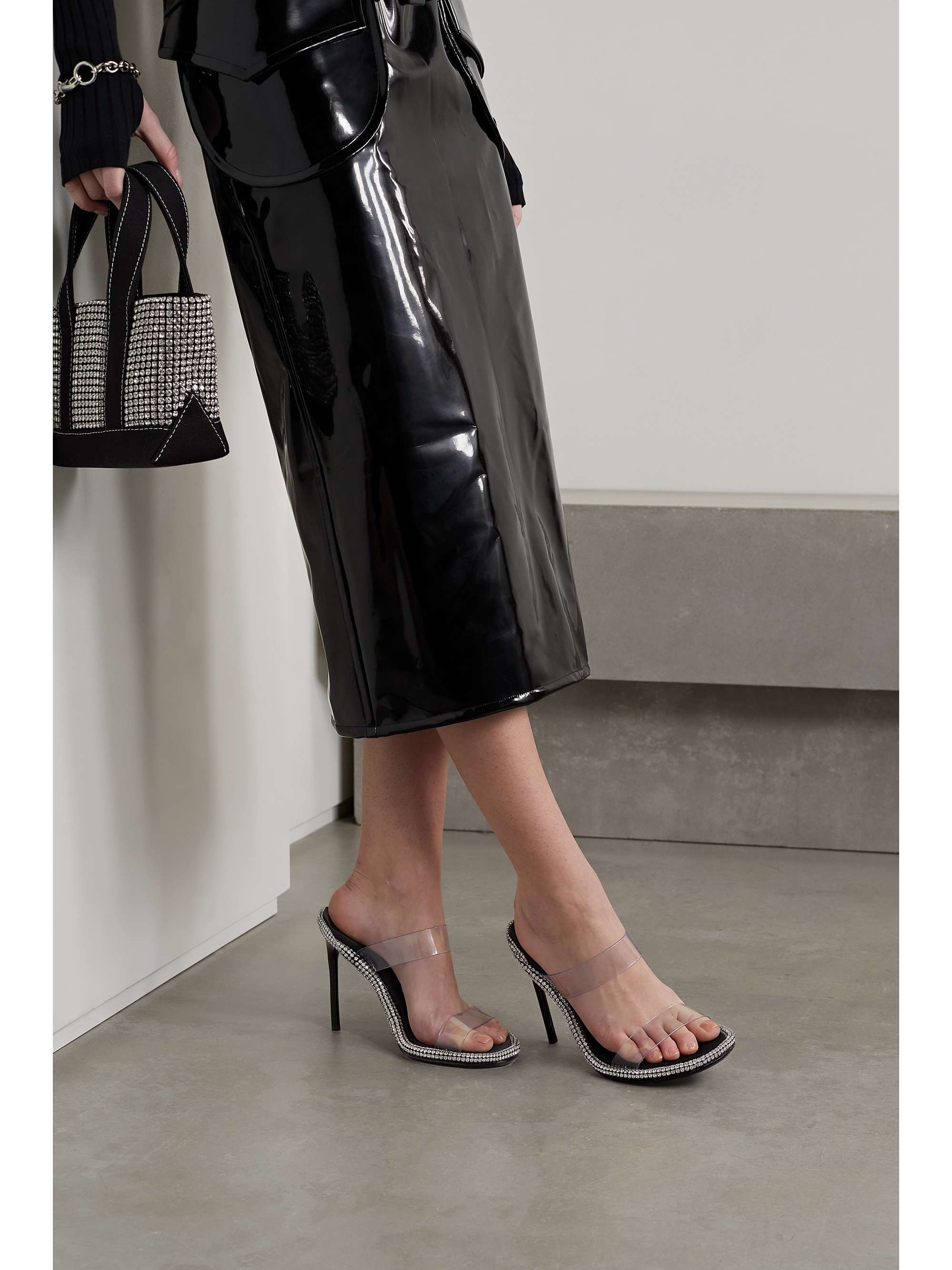 alexander wang crystal shoes