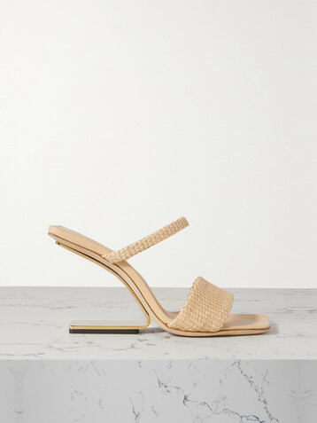 Cult Gaia Rene raffia mules