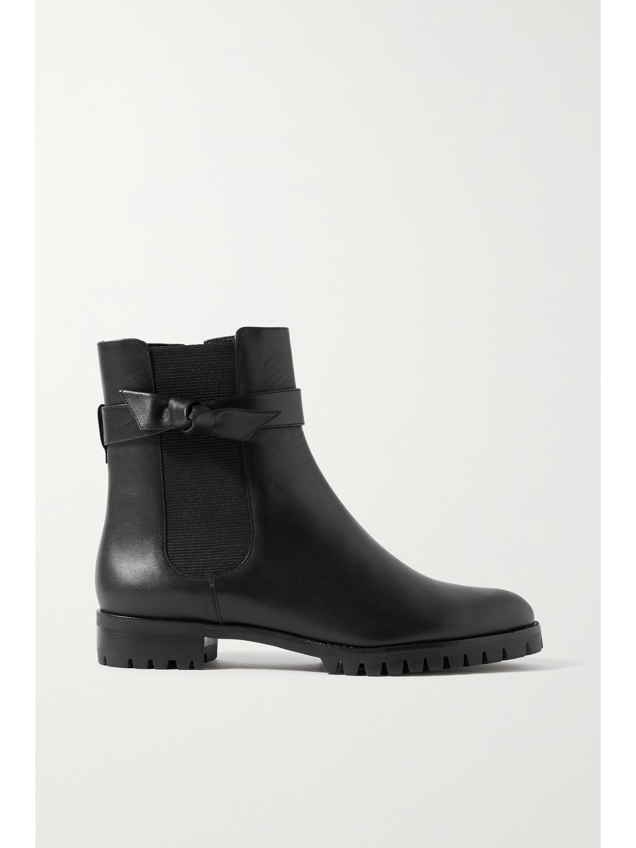 Alexandre Birman Clarita Rain Bow-embellished Leather Chelsea Boots