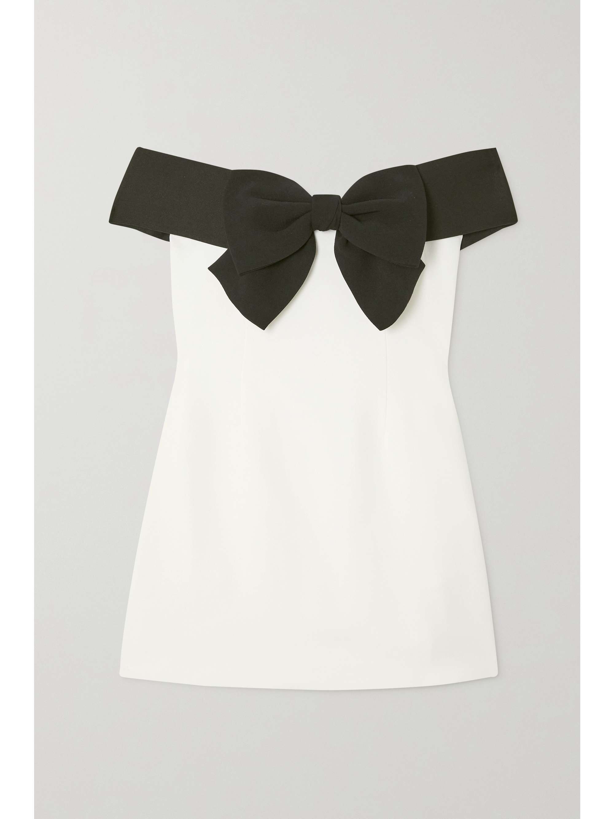 off the shoulder bow dress