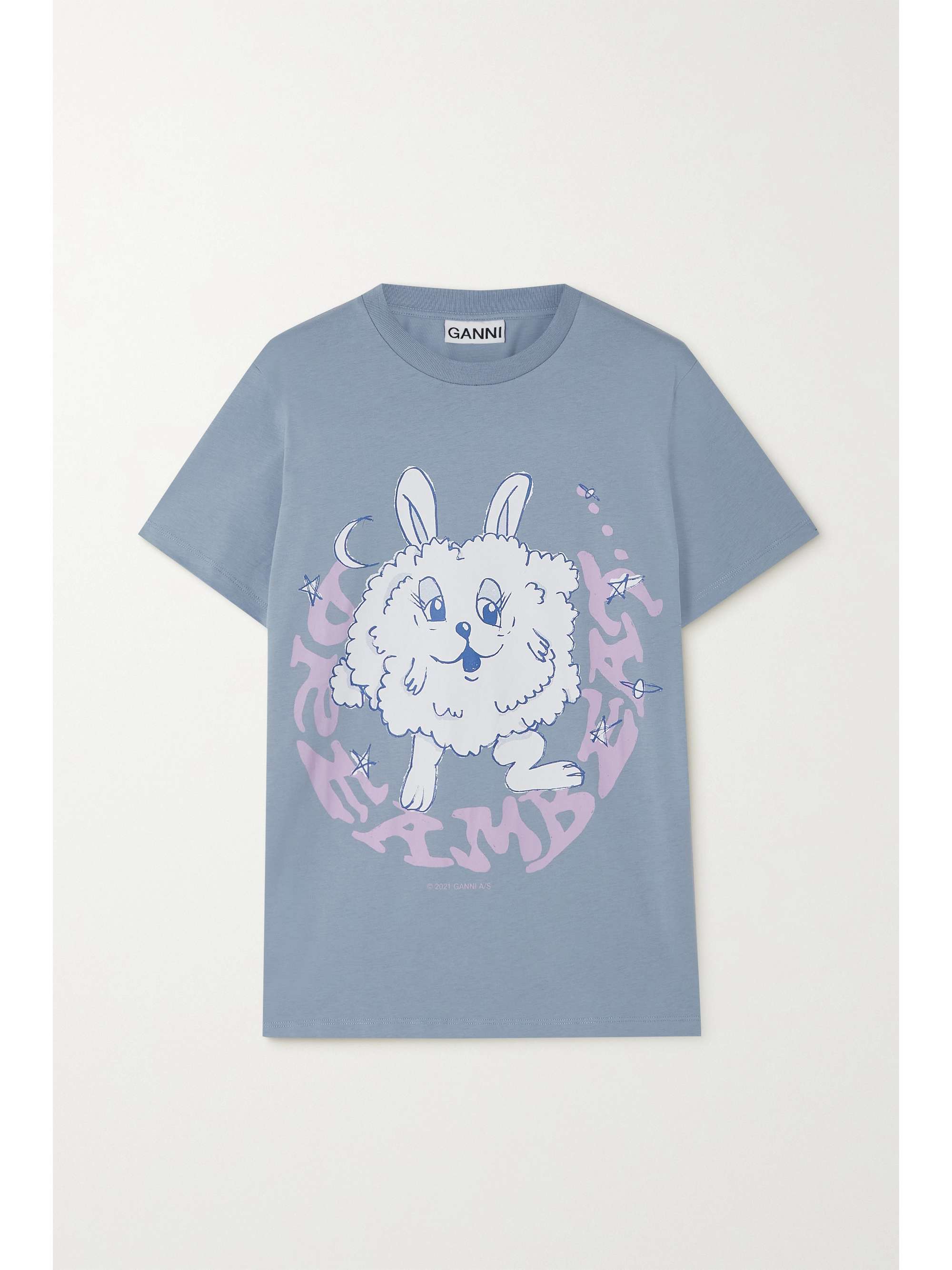 ganni bunny shirt