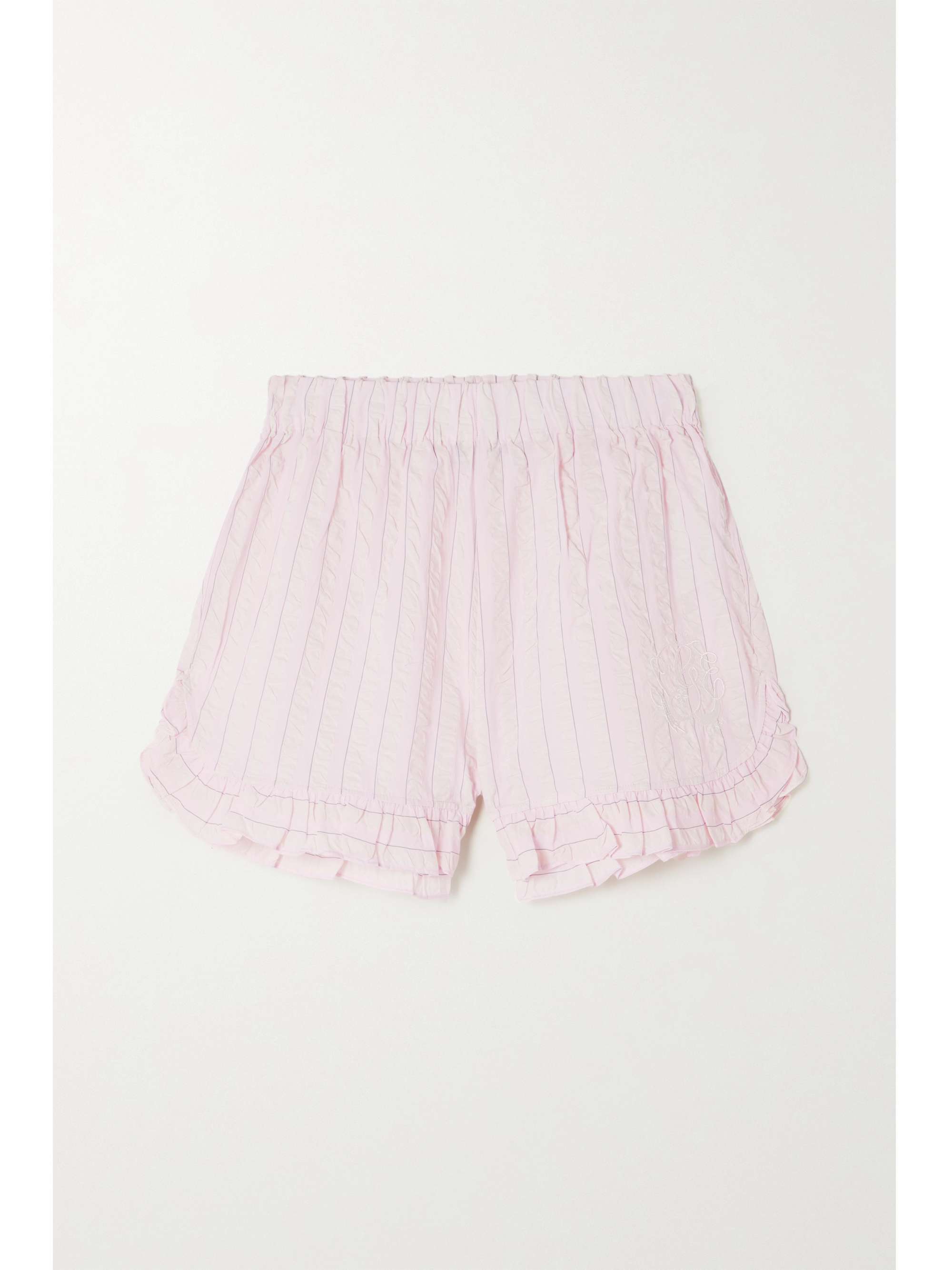 striped pajama shorts