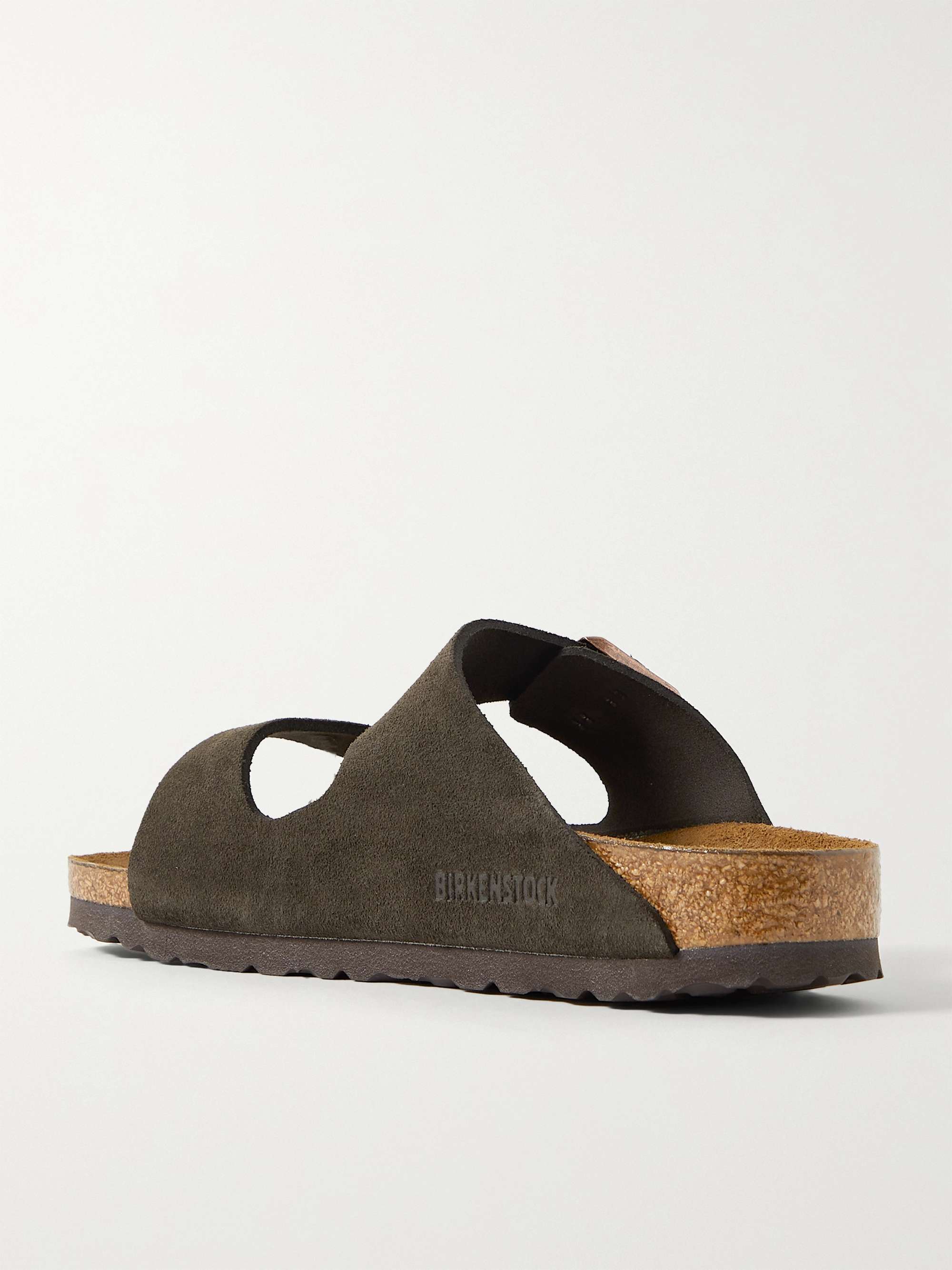 BIRKENSTOCK Arizona metallic leather sandals