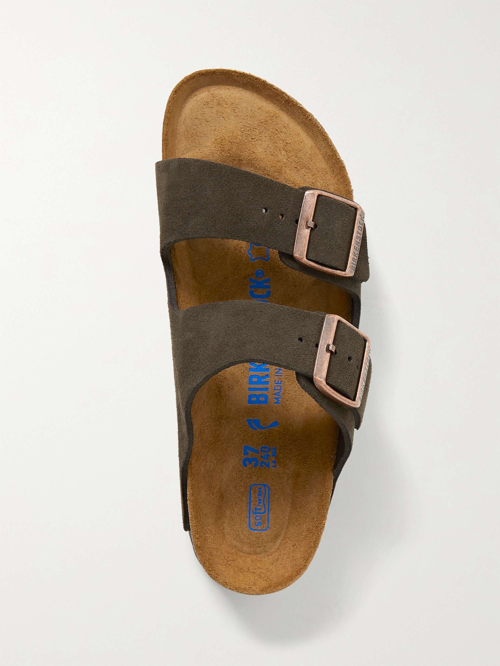 Birkenstock - Arizona Suede Sandals - Brown - IT42 - Net A Porter