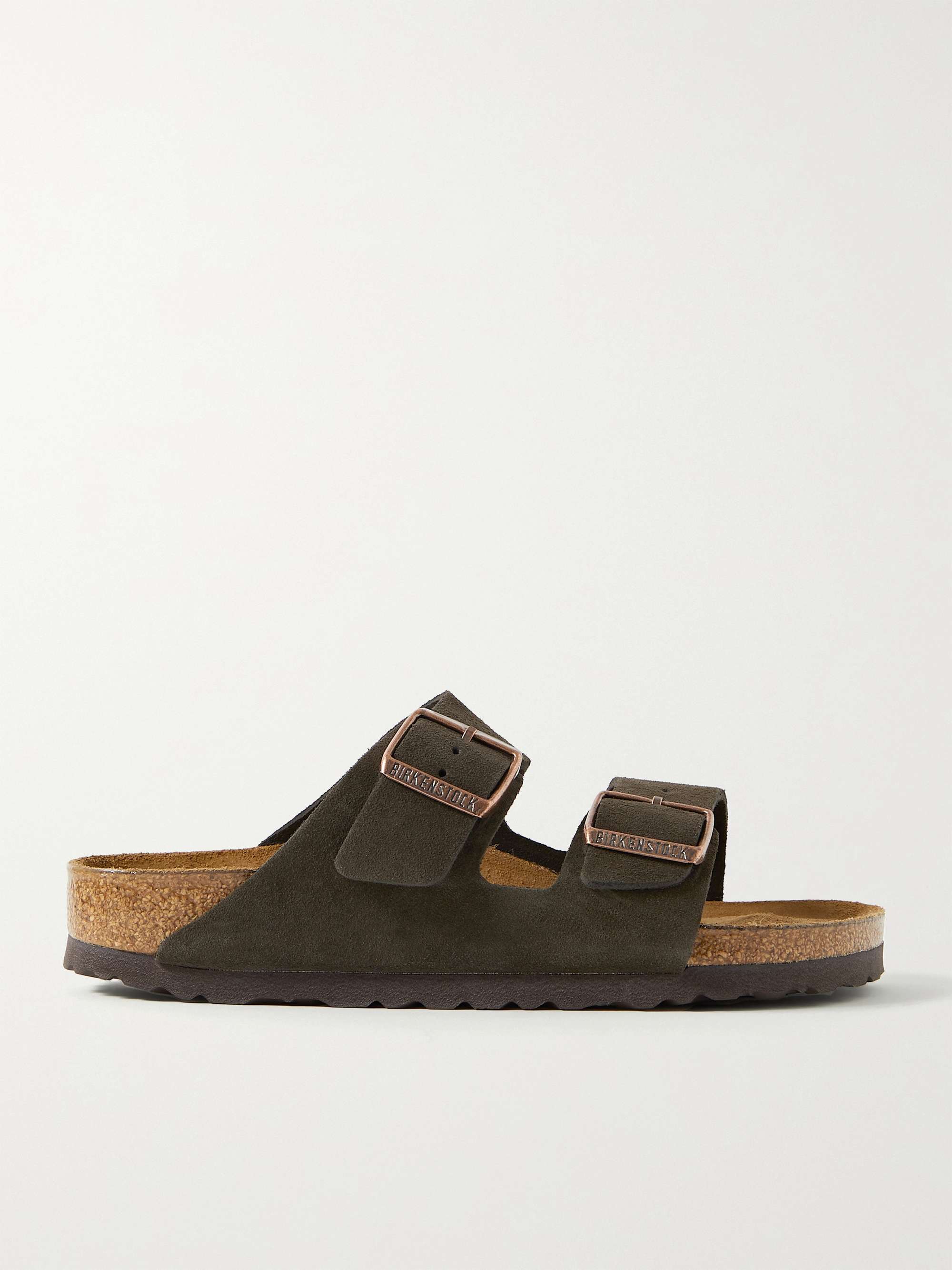 Birkenstock - Arizona Suede Sandals - Brown - IT42 - Net A Porter