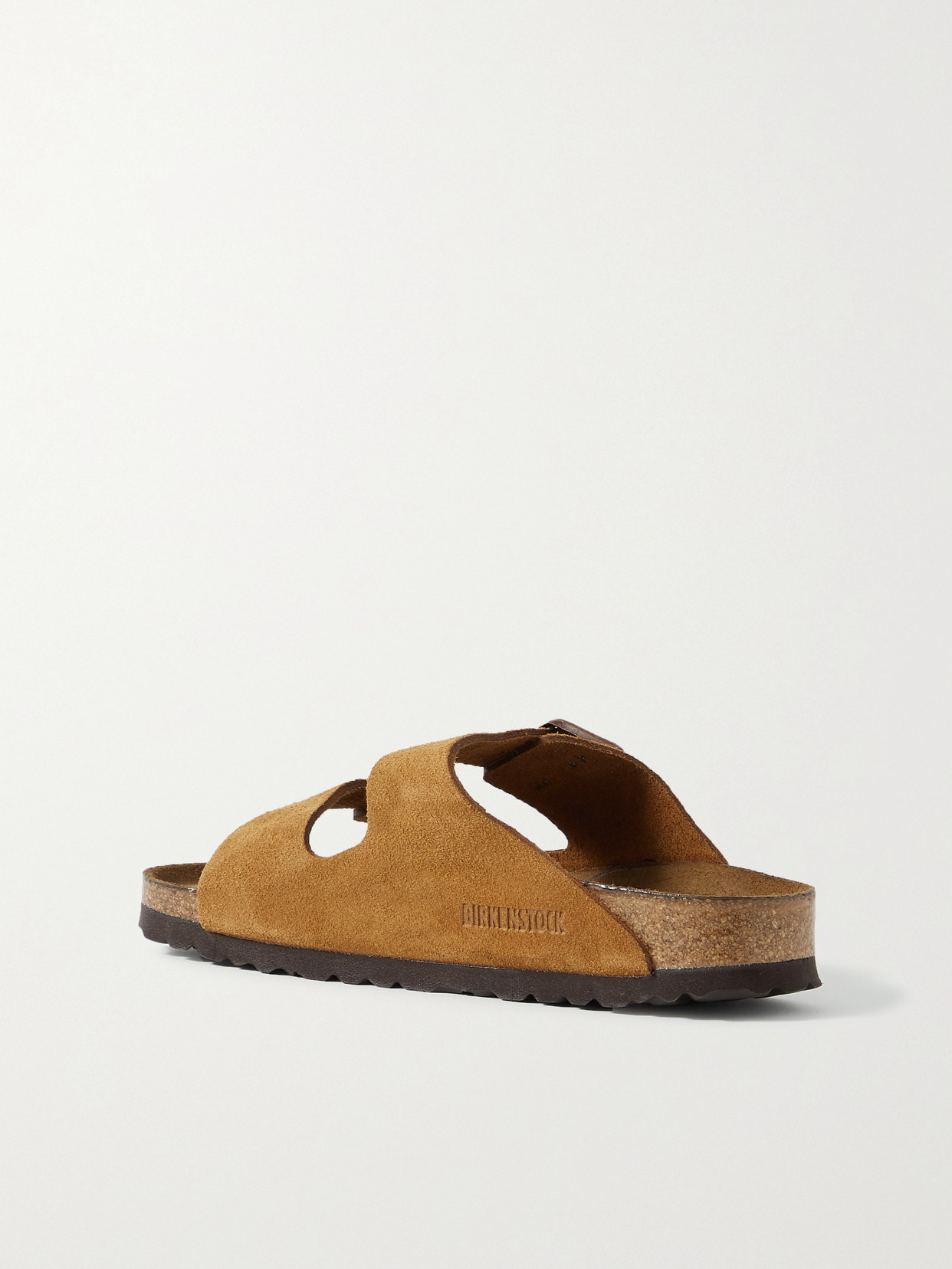 Birkenstock Arizona Sfb Vl Sandals - Mink Suede In Brown