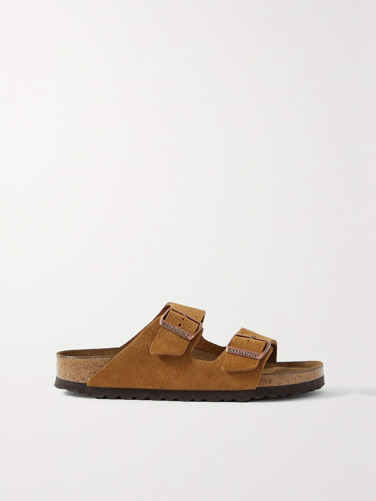 Birkenstock - Arizona Suede Sandals - Brown