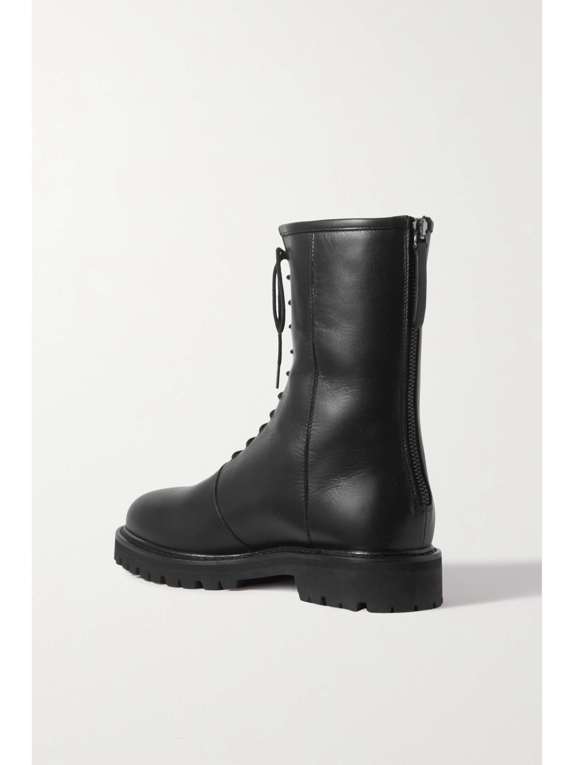 LEGRES 42 shearling-lined leather ankle boots