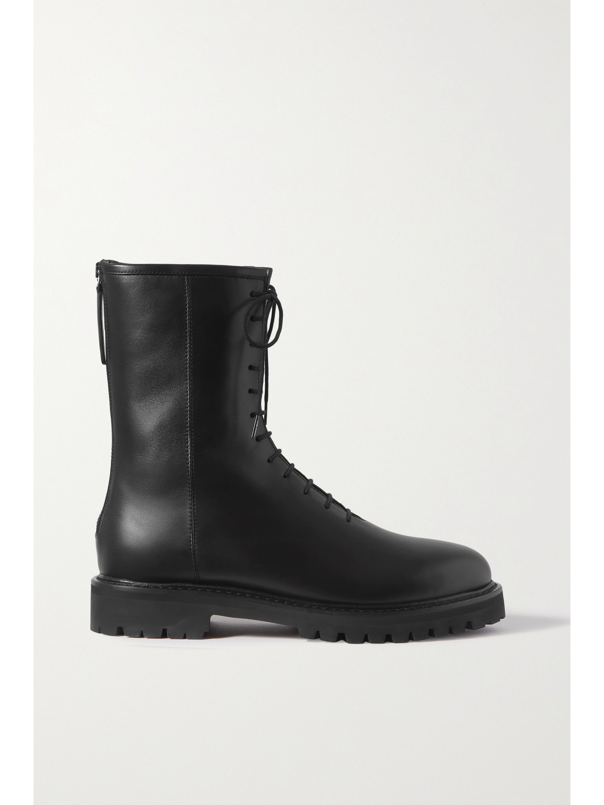 women's tucker wool lined leather ankle boots