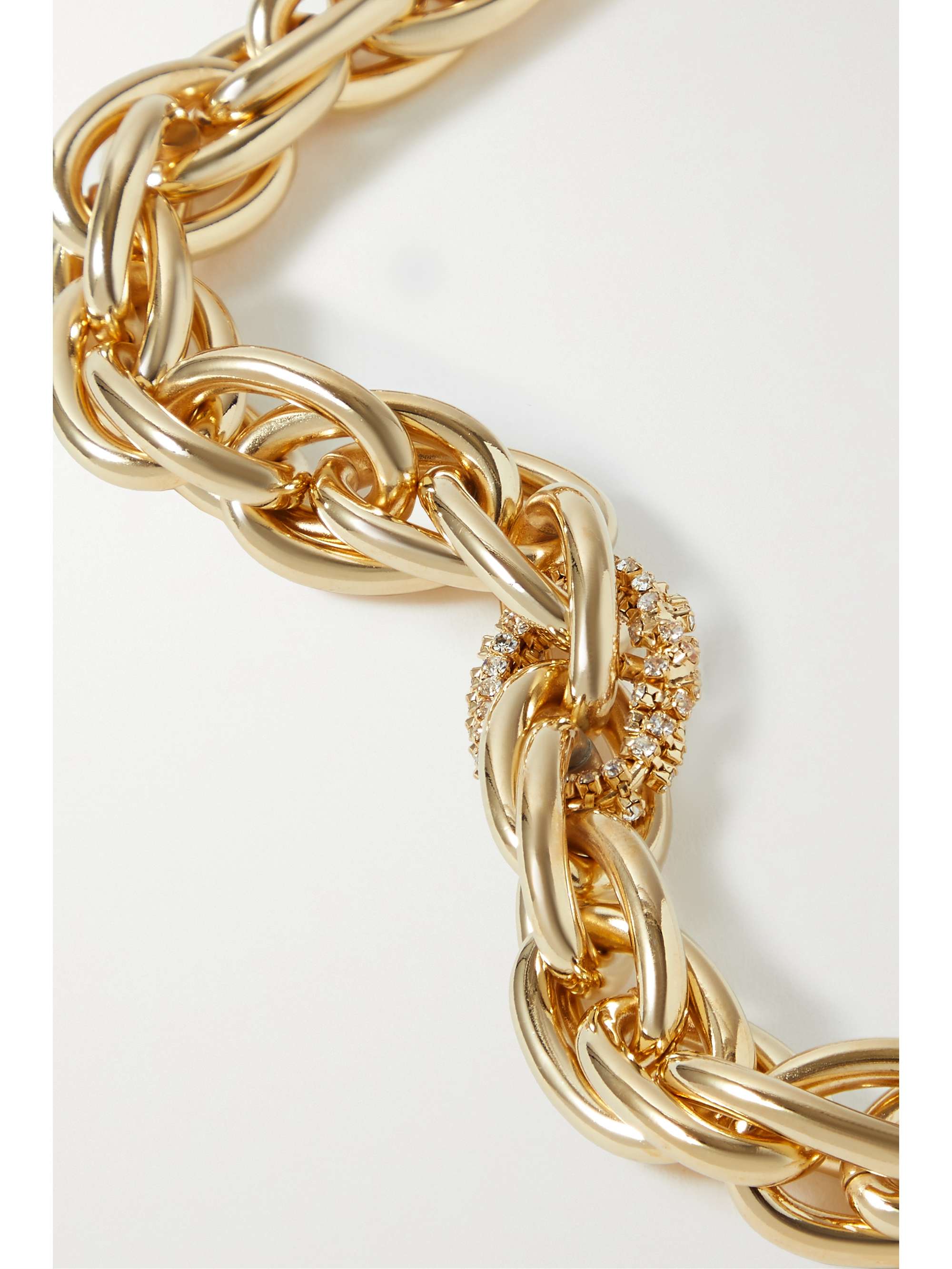 ROSANTICA Vittoria gold-tone crystal necklace