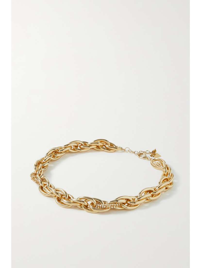 Rosantica Vittoria Gold-tone Crystal Necklace