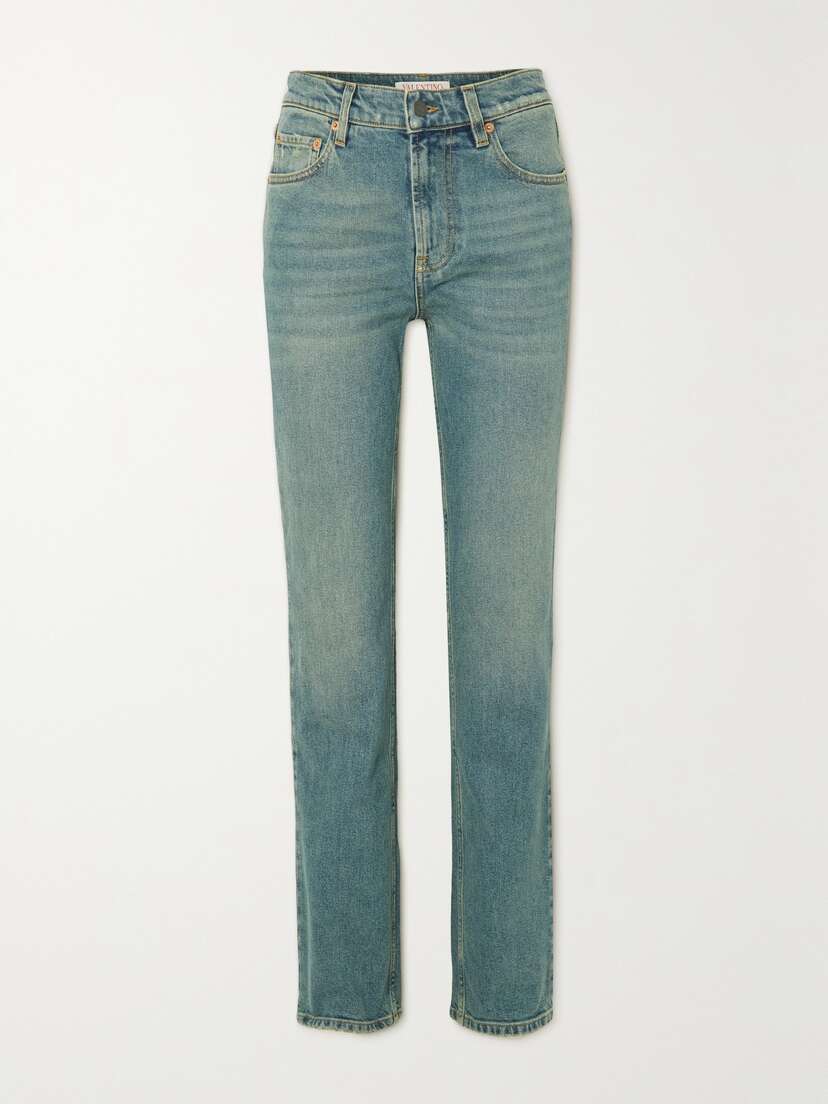 Valentino Garavani High-rise Straight-leg Jeans