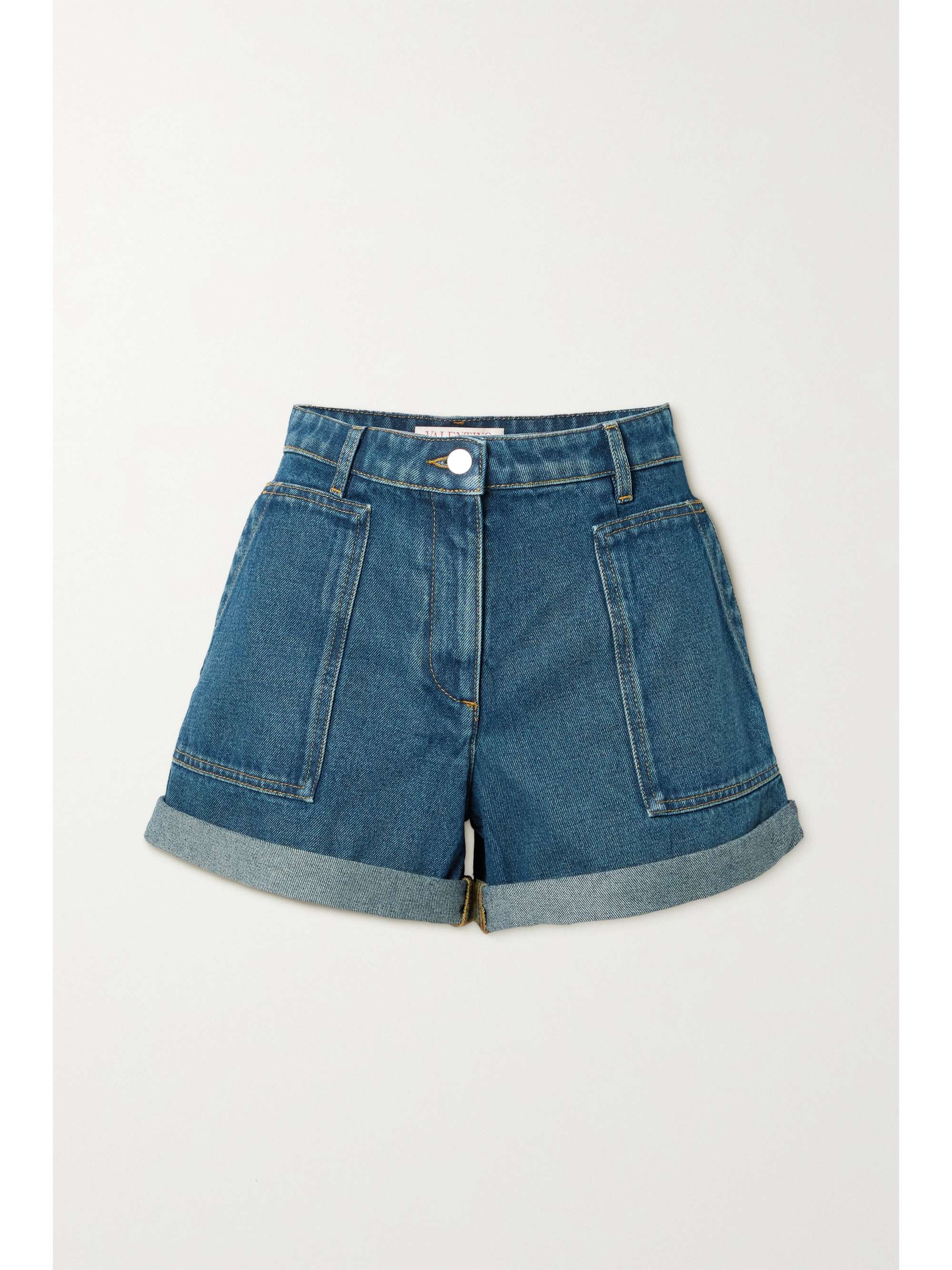 denim paperbag shorts abercrombie 