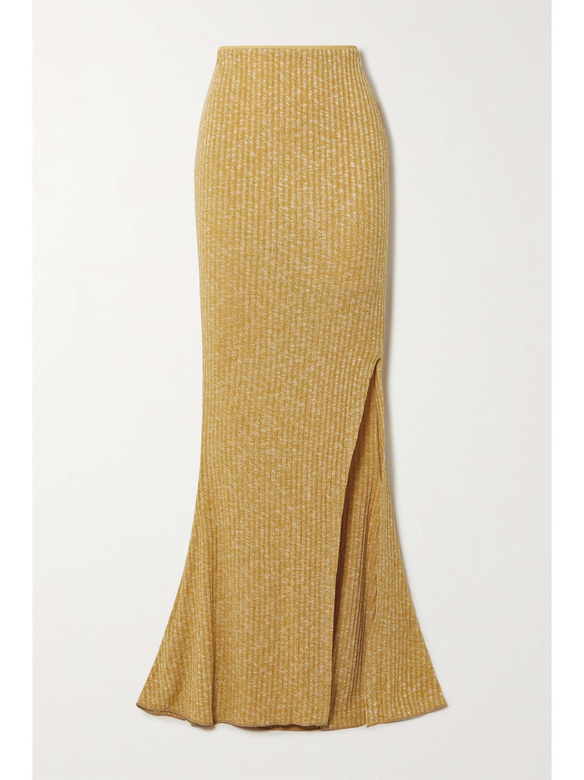 rib knit maxi skirt