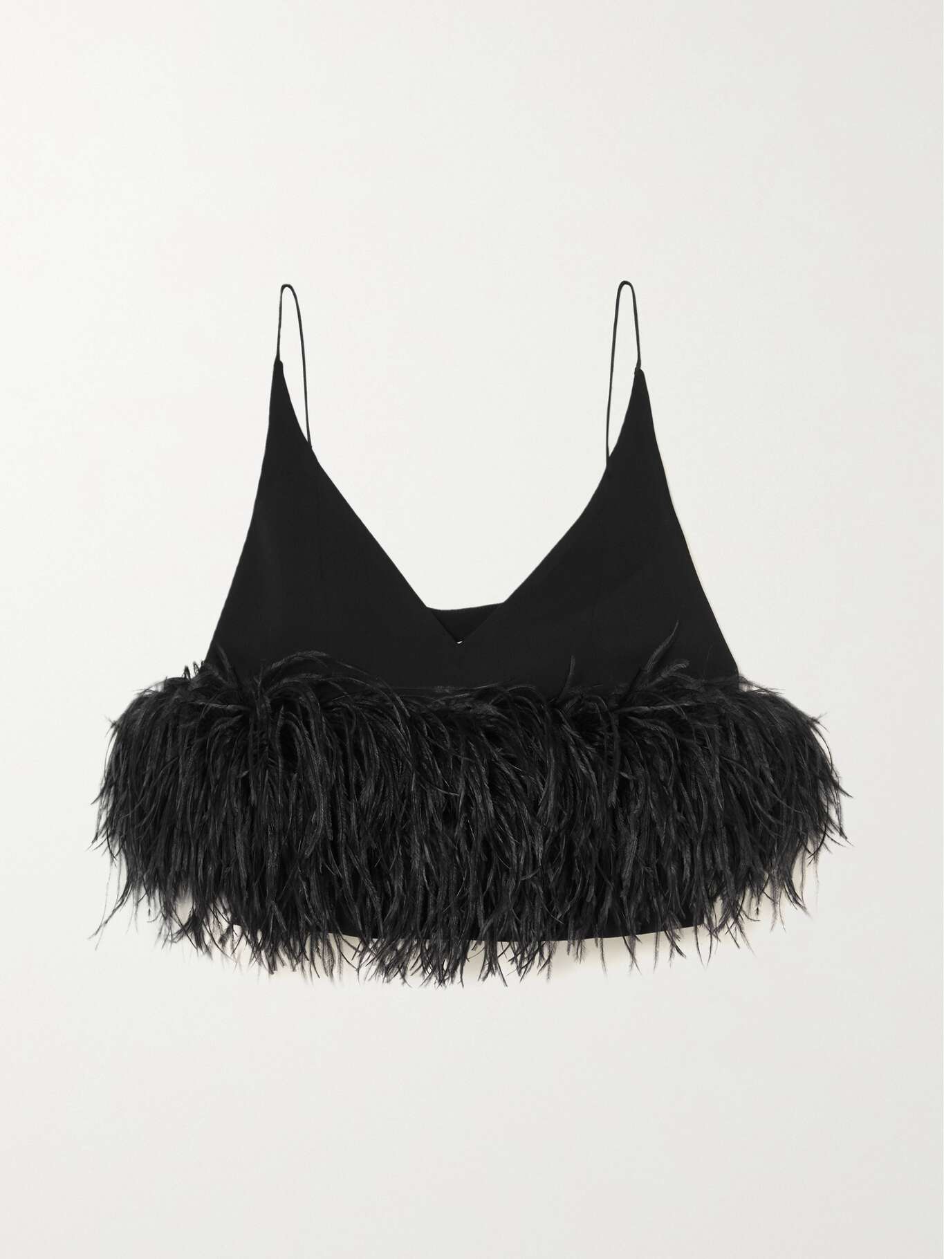 Feather Trimmed Camisole