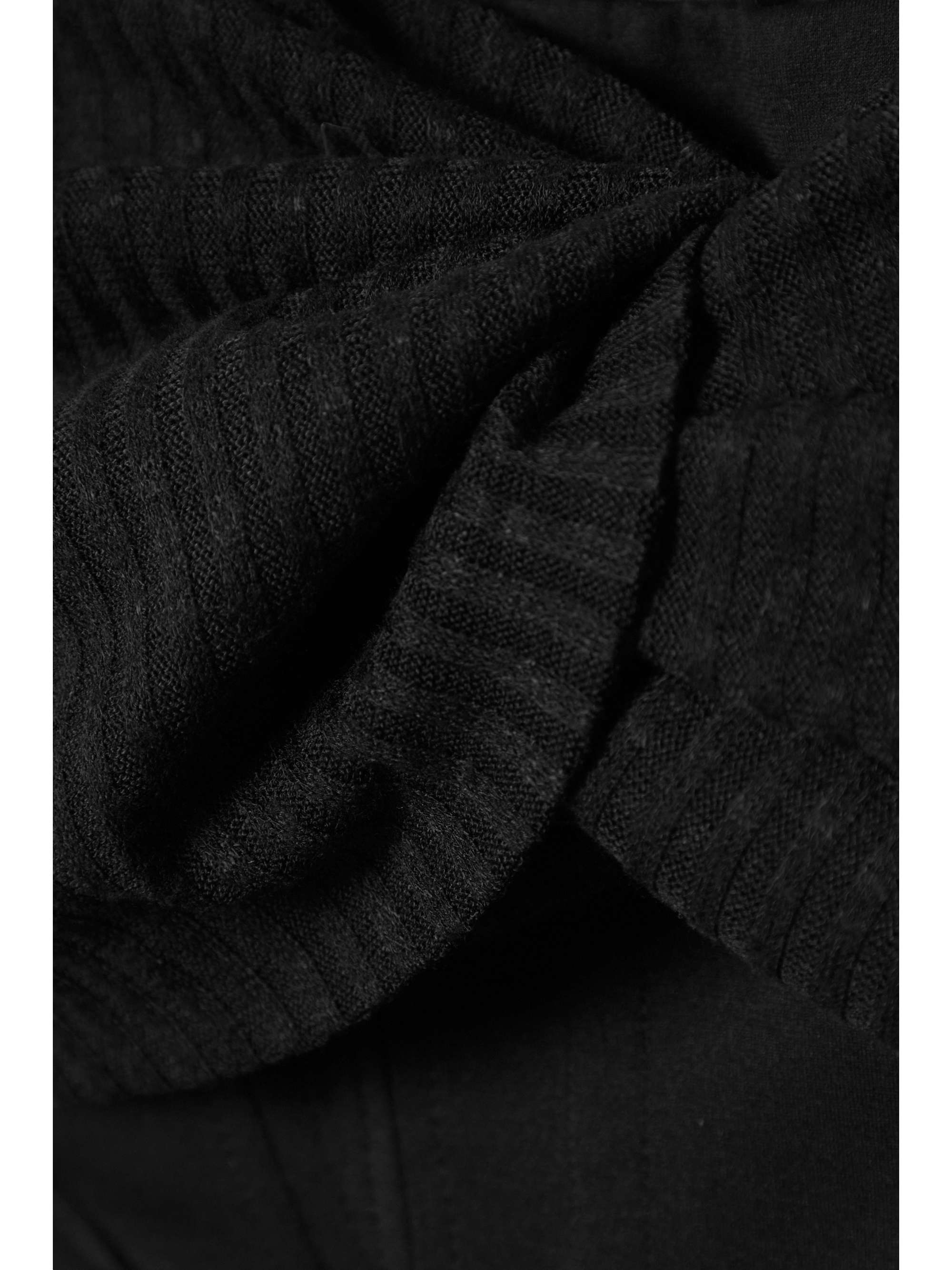 16ARLINGTON Alto off-the-shoulder ribbed-knit and stretch-crepe maxi dress