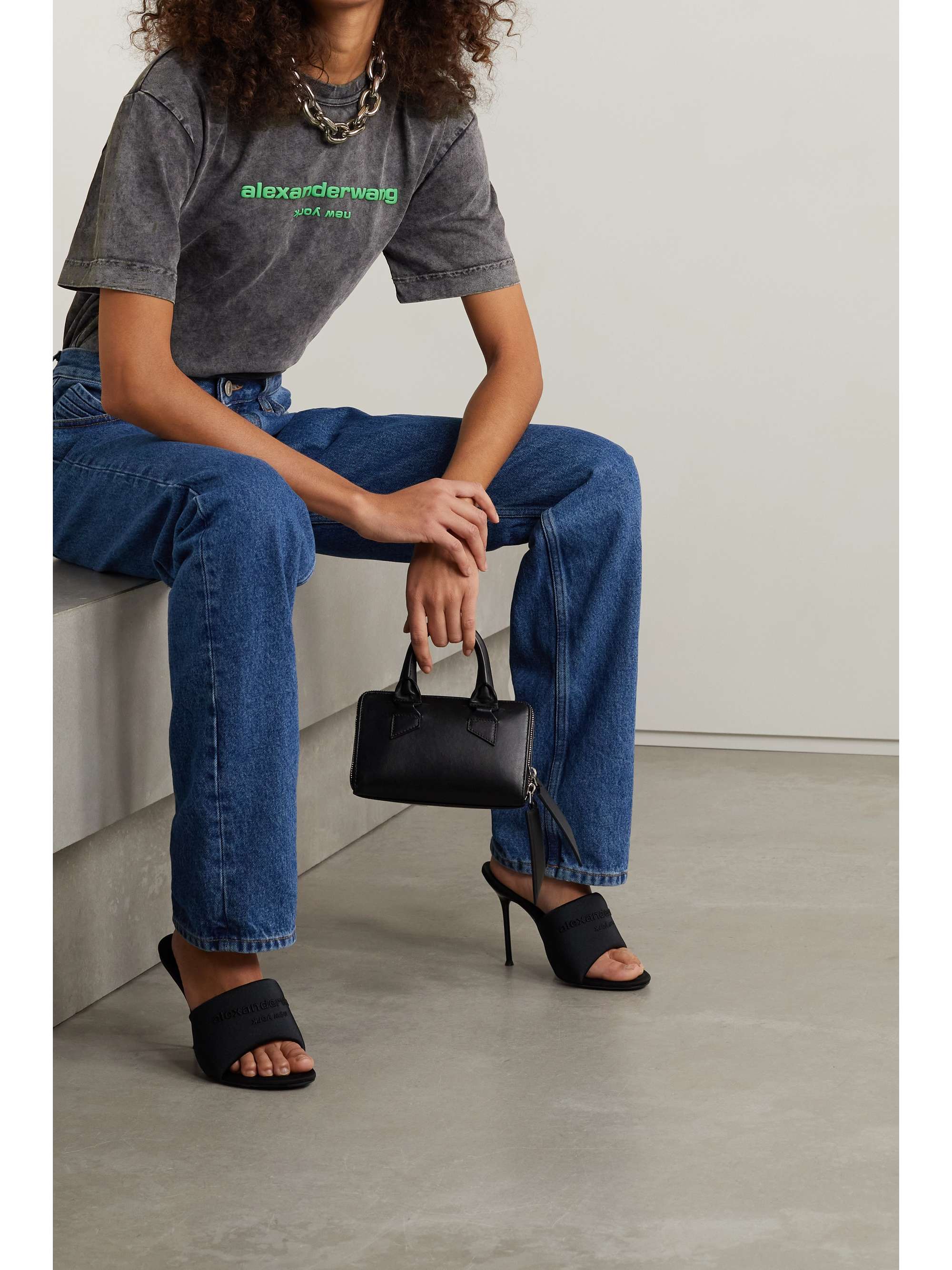 alexander wang purple t shirt