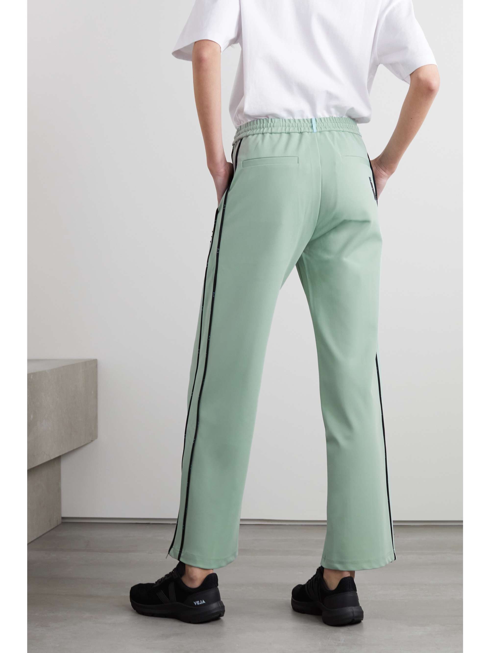 MCQ ALEXANDER MCQUEEN Piped jersey track pants