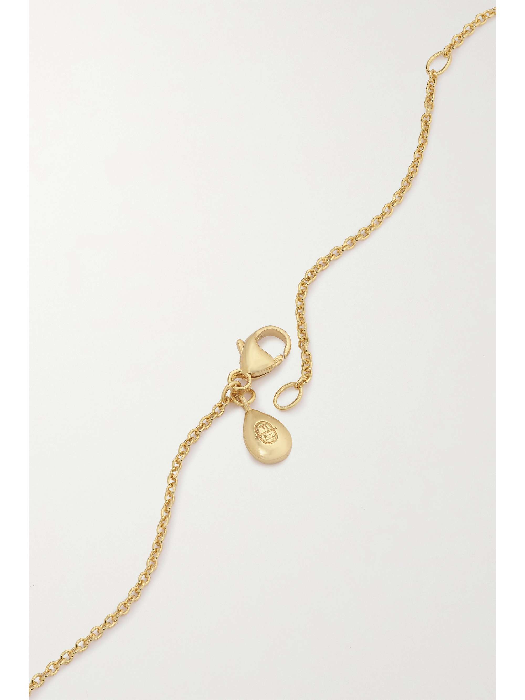 FABERGÉ Colours of Love 18-karat yellow and white gold, diamond and ruby necklace