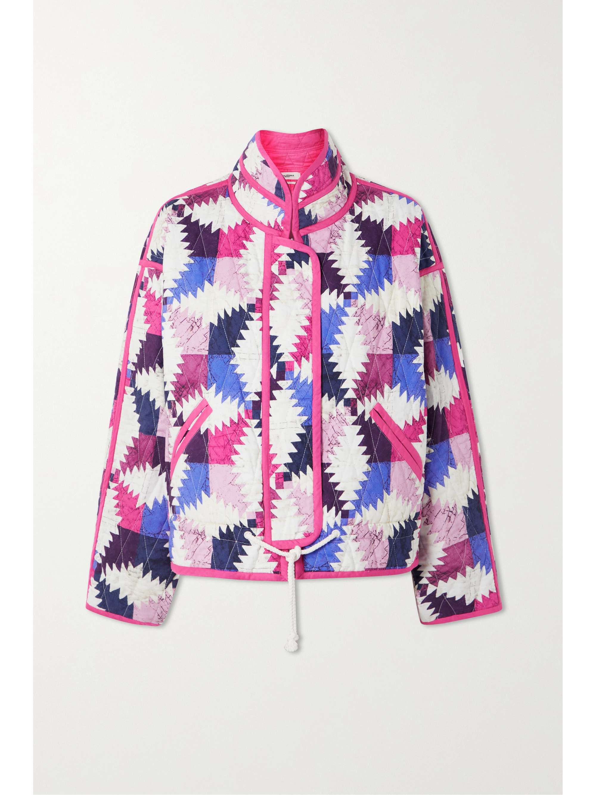 pink twill jacket