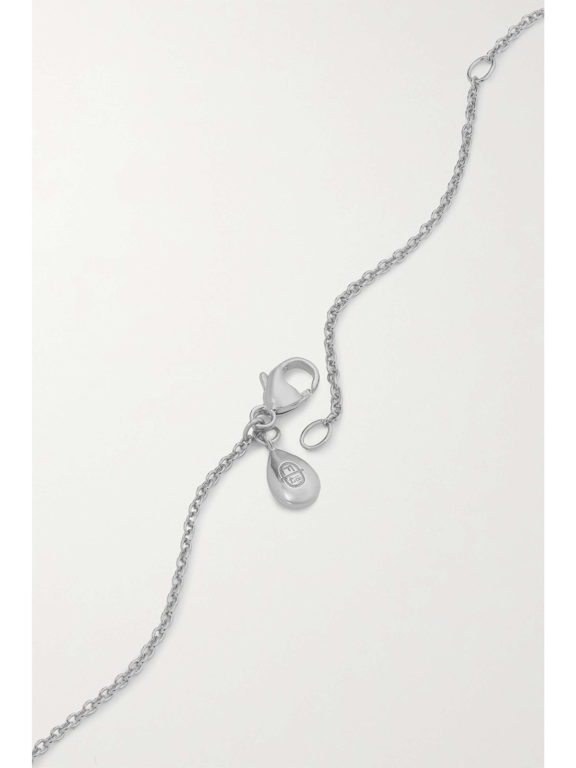 FABERGÉ Colours of Love 18-karat white gold, sapphire and ruby necklace