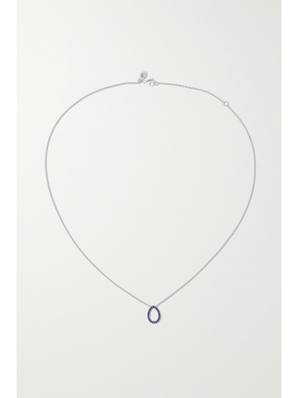 Fabergé Colours Of Love 18-karat White Gold, Sapphire And Ruby Necklace In Gold