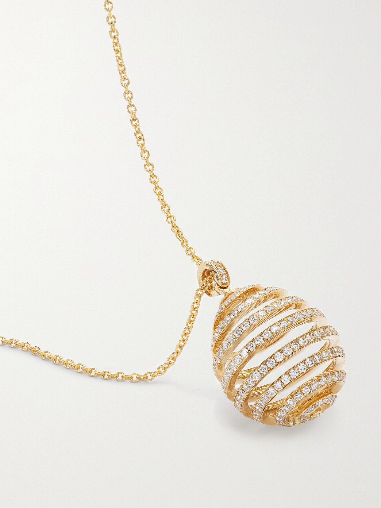 Fabergé Essence 18-karat Gold Diamond Necklace