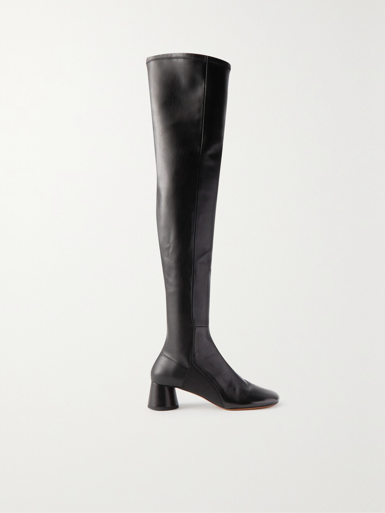 Shop Proenza Schouler Glove Leather Over-the-knee Boots In Black